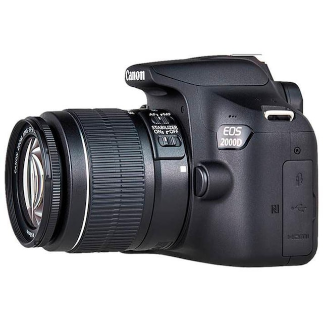 (Wi-Fi), NFC- inkl. 2000D WLAN IS Spiegelreflexkamera EF-S II Objektiv IS »EOS Canon | 18-55 MP, Kit«, 18-55 BAUR EF-S II, 24,1