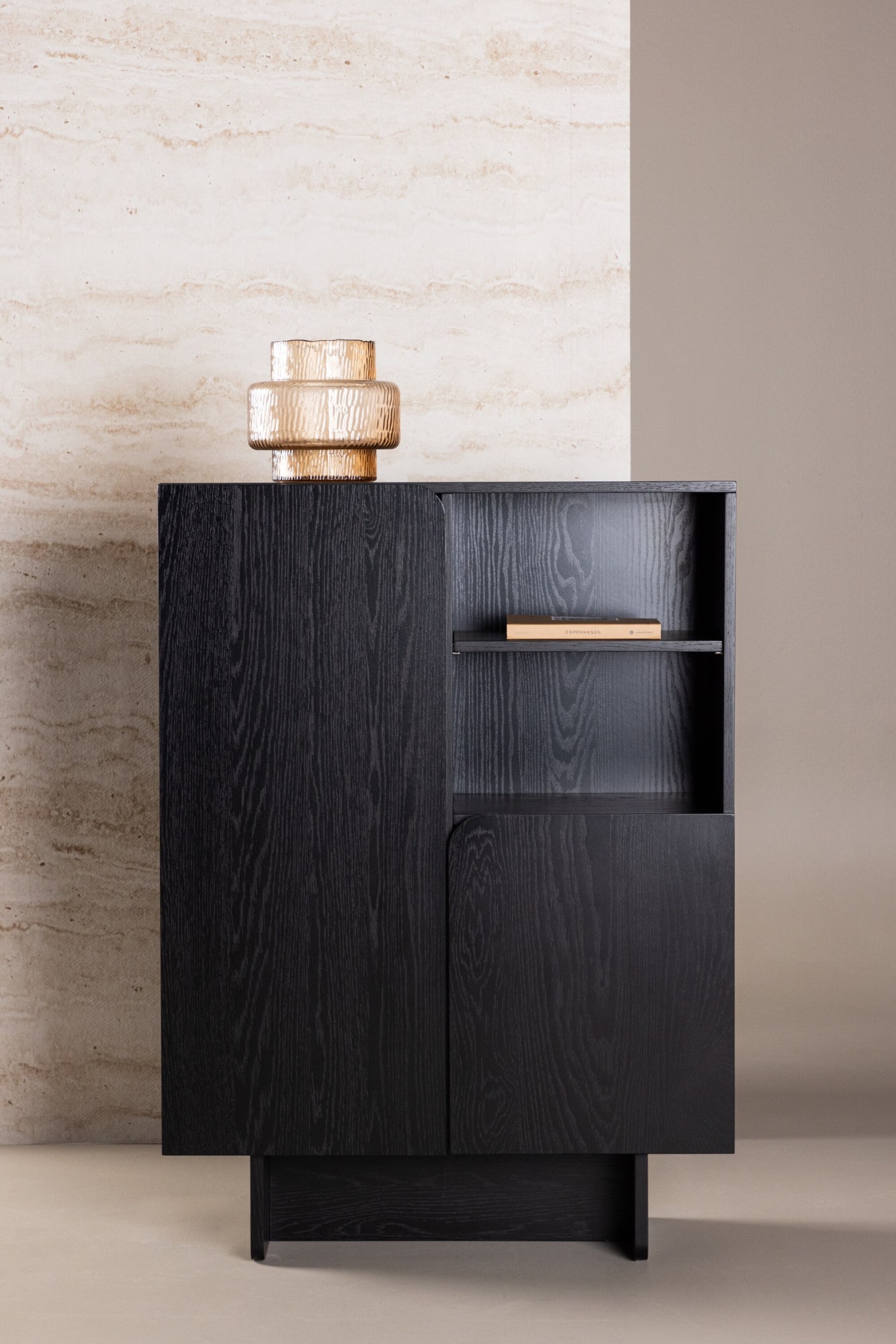 Venture Home Stauraumschrank "Tyresö, Stauraumschrank, Höhe 110 cm" Stauraumschrank, Lackierung, kultiviert, modern, vielseitig