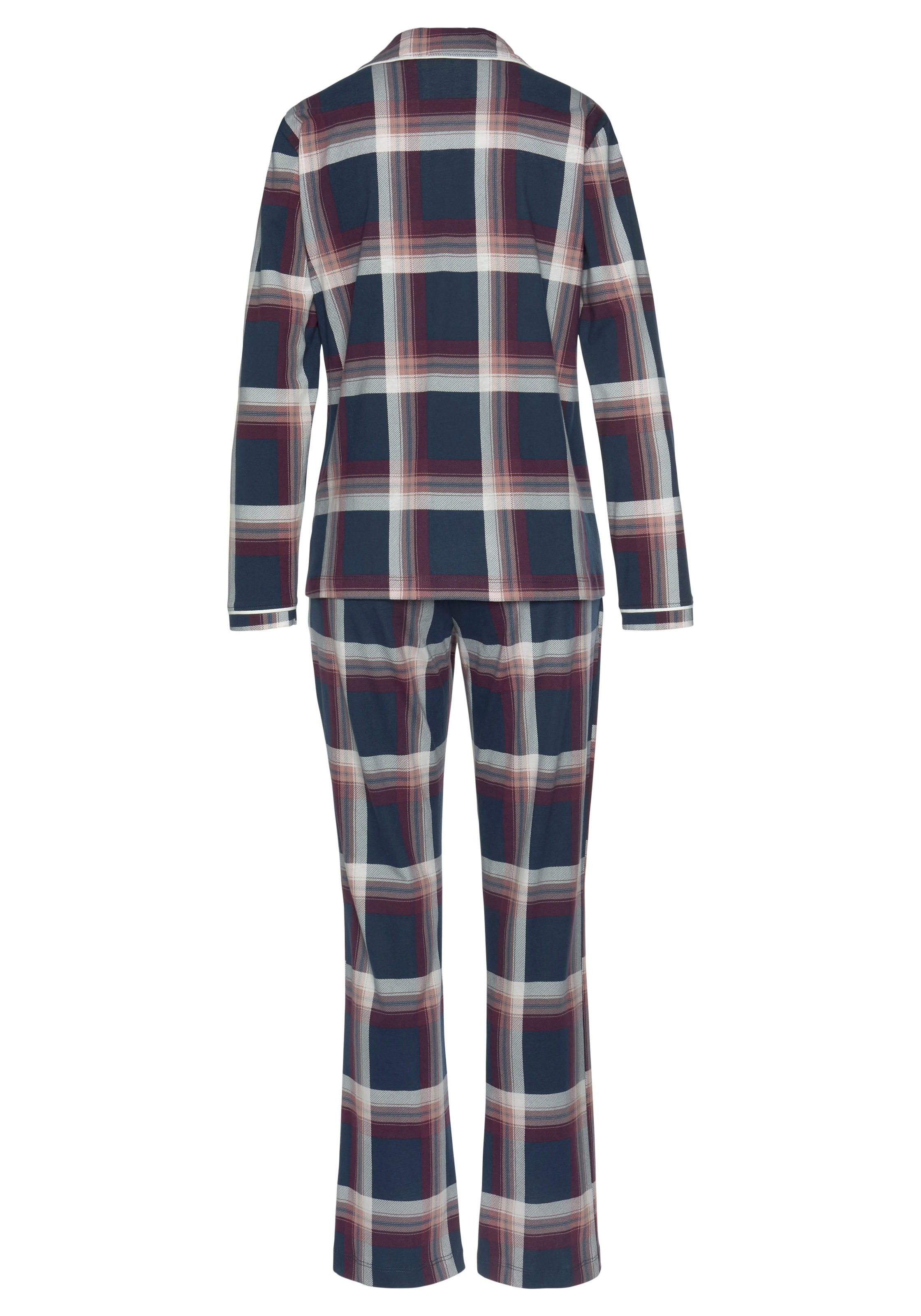 s.Oliver Pyjama 2 Stk. tlg., im klassischen Karo-Muster günstig online kaufen
