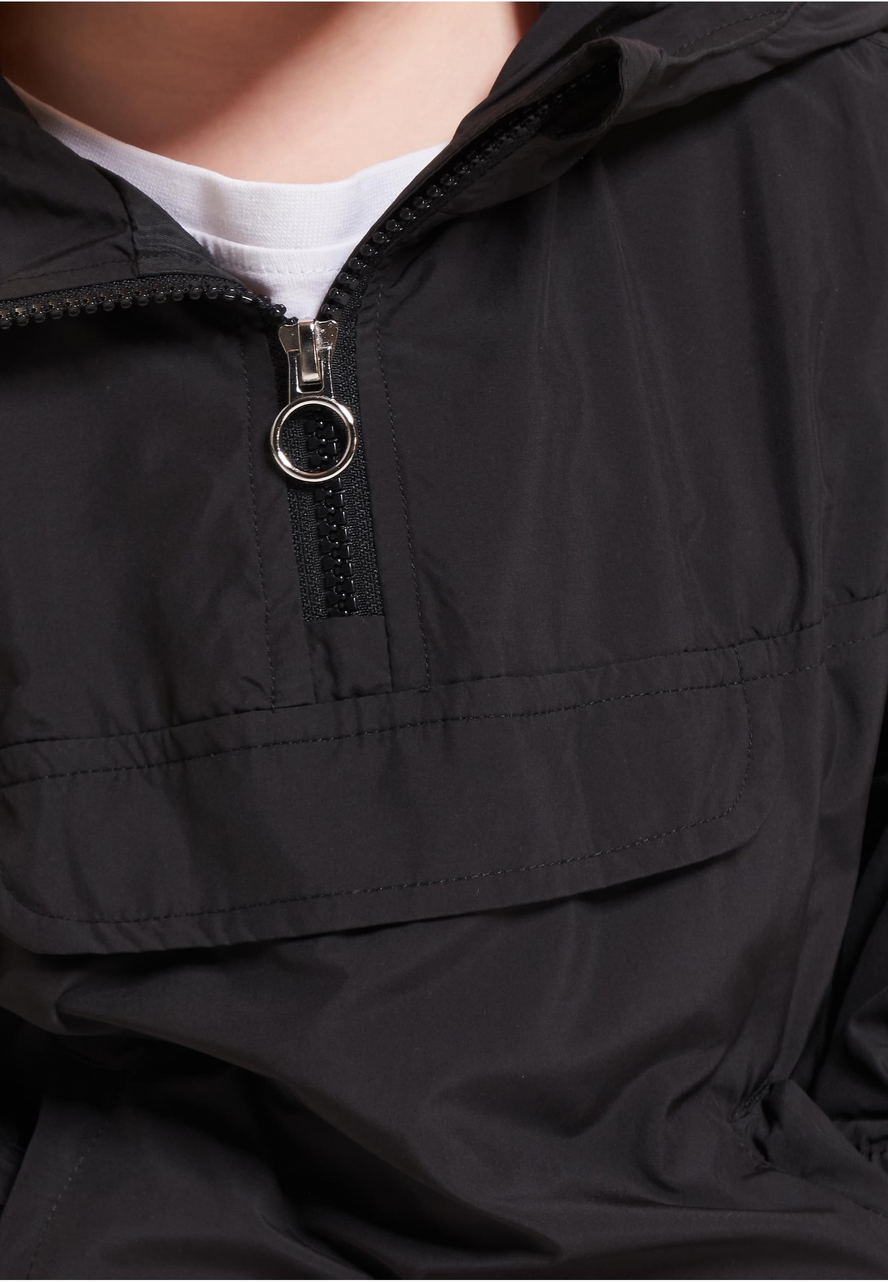 URBAN CLASSICS Allwetterjacke »Urban Classics Damen Girls Basic Pullover Jacket«, (1 St.), mit Kapuze