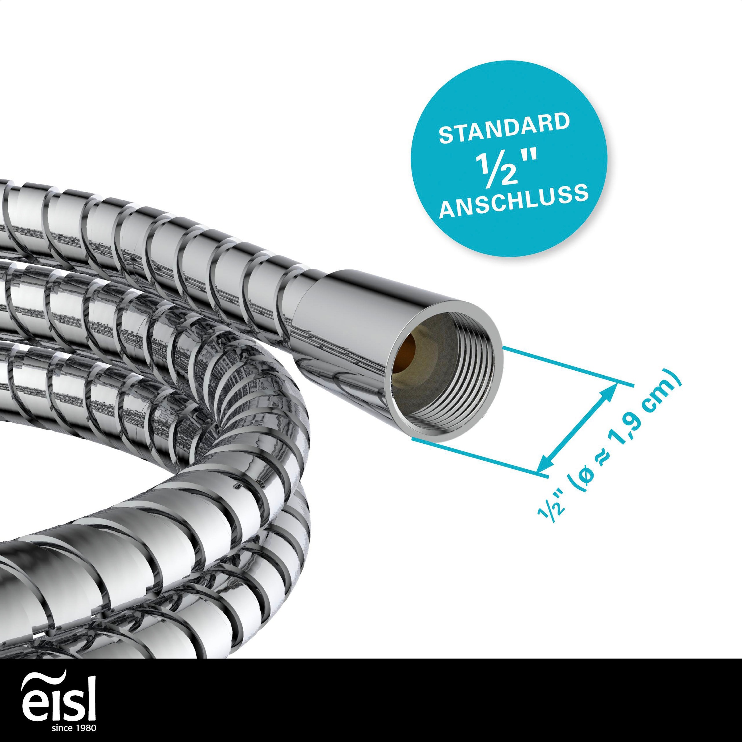 Eisl Brauseschlauch 200 cm, Edelstahl, inkl. Wasserspardichtung - bis 50% W günstig online kaufen