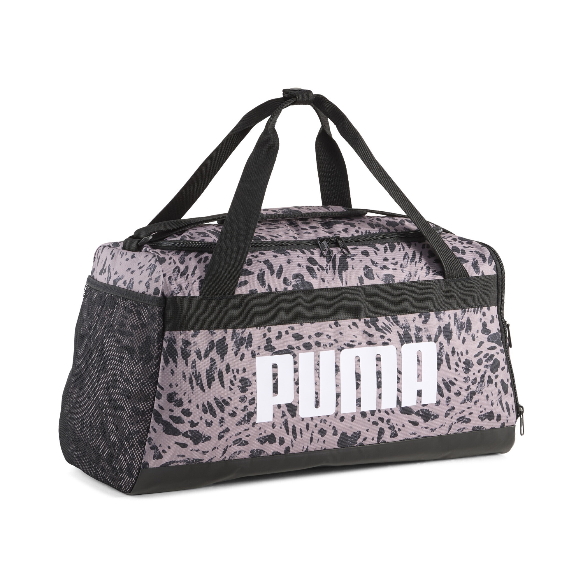 PUMA Sporttasche "Challenger 35L Kleine Sporttasche mit Allover-Print Erwachsene"sandstone animal aop beige, Taschen