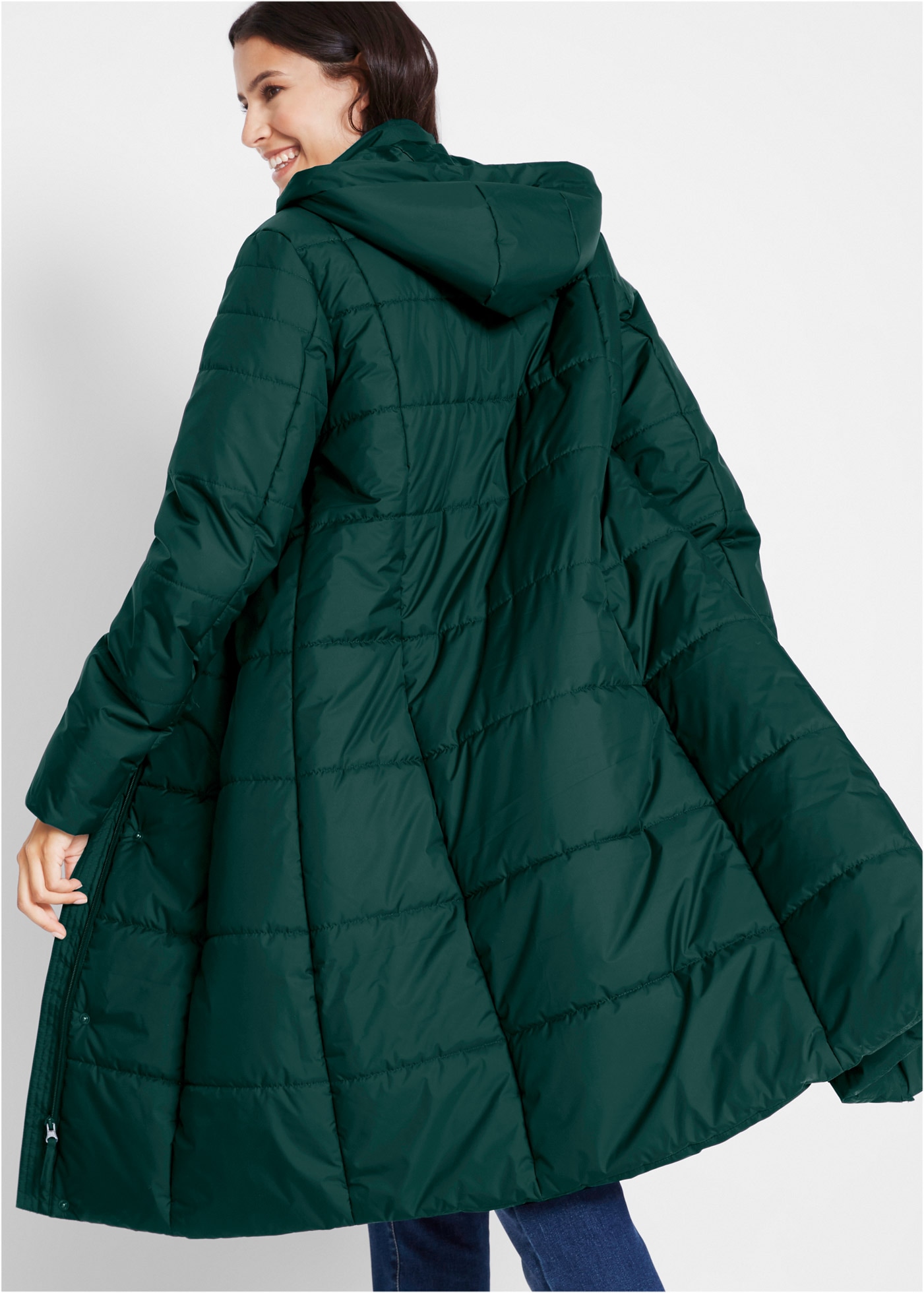 bonprix Steppmantel "Steppmantel mit abnehmbarer Kapuze" mit abnehmbarer Ka günstig online kaufen