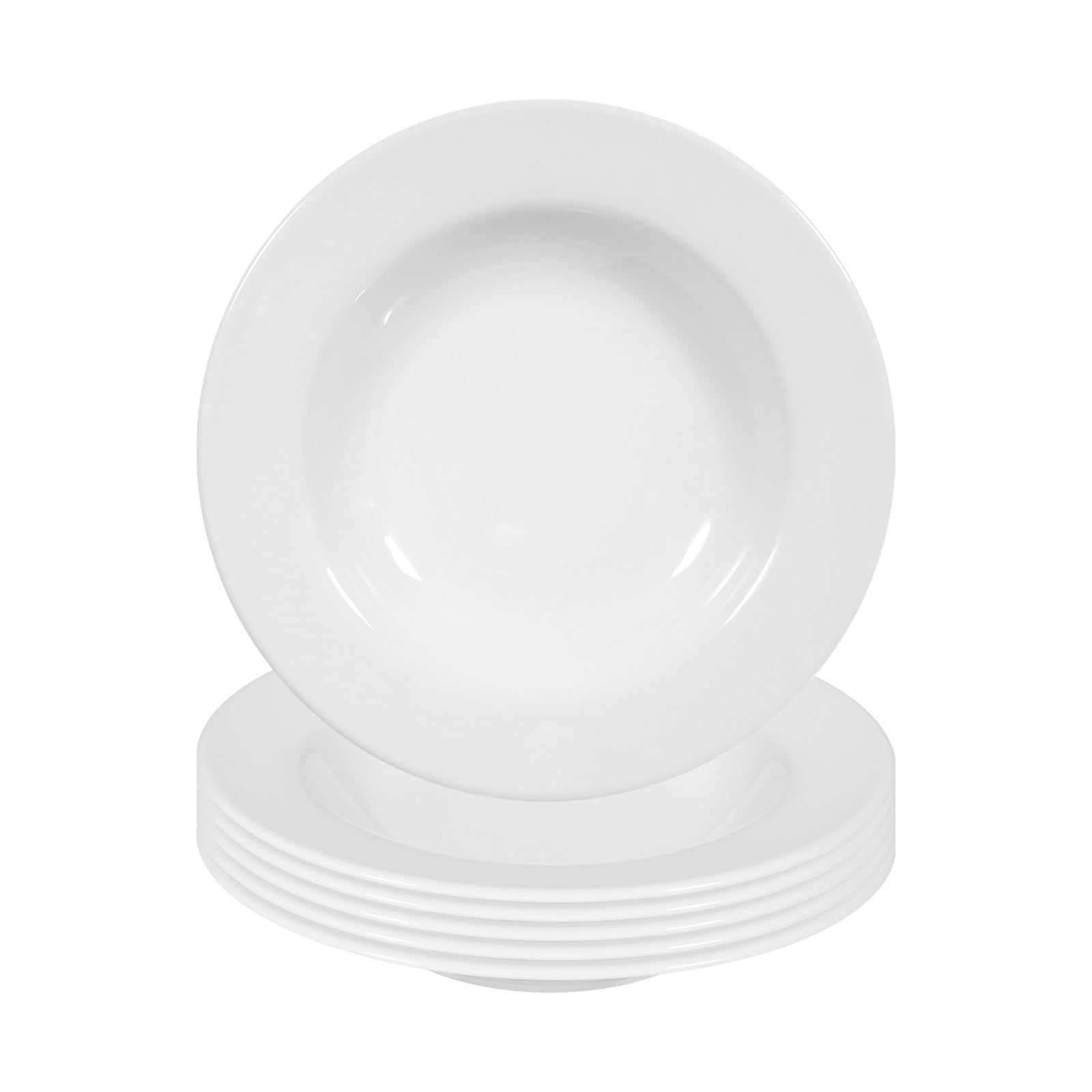 Seltmann Weiden Suppenteller "Suppenteller Rondo/Liane ø 22,3 cm 6er Set weiß"