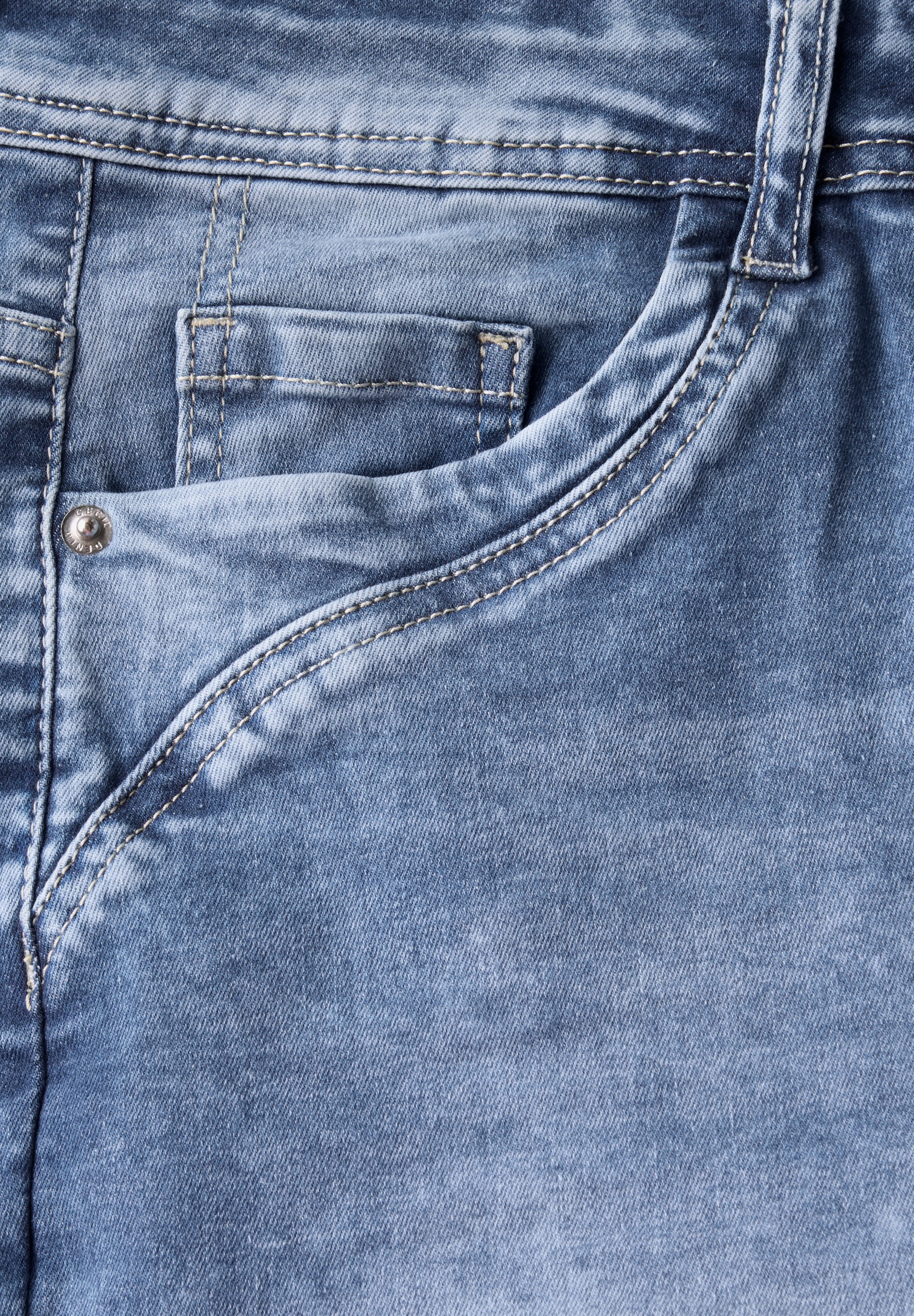 Cecil Slim-fit-Jeans, High Waist
