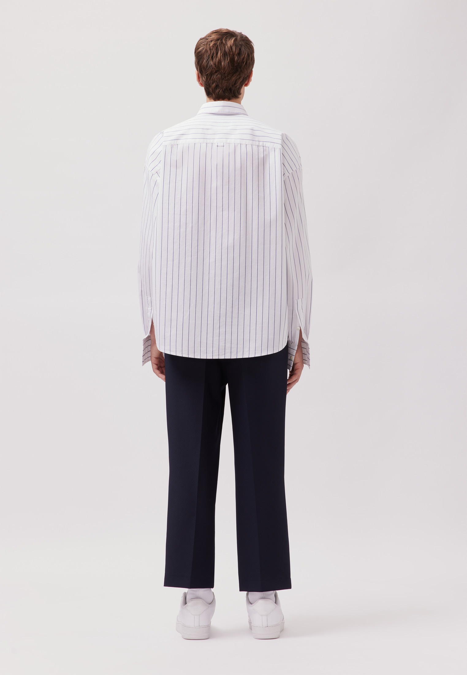Seidensticker Studio Men's Shirt White/Striped Size M 2