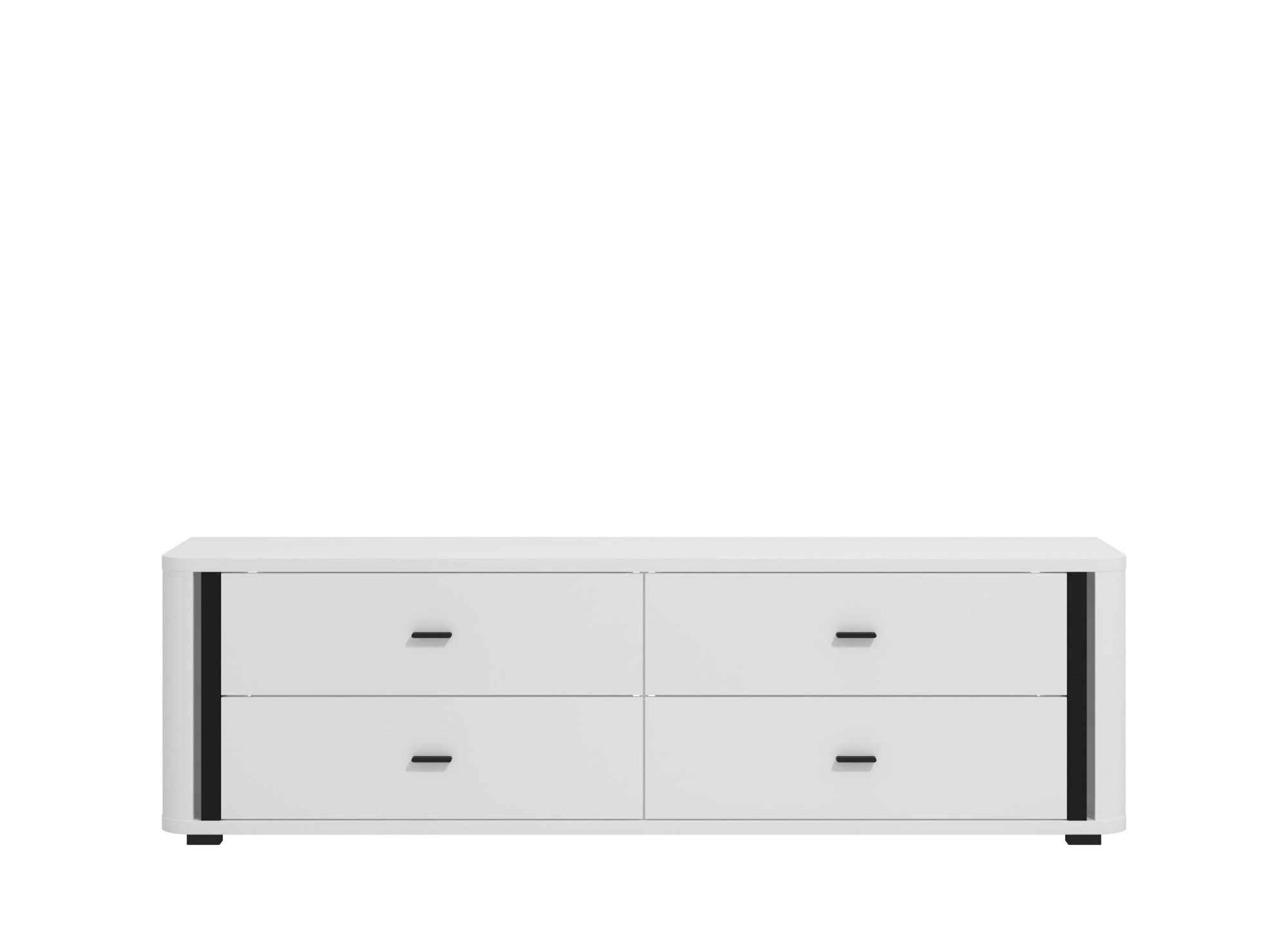 INOSIGN TV-Bank »York, TV-Kommode, TV-Schrank, TV-Bank«, mit 4 geräumigen Schubladen, Breite 176,5 cm, wandmontage