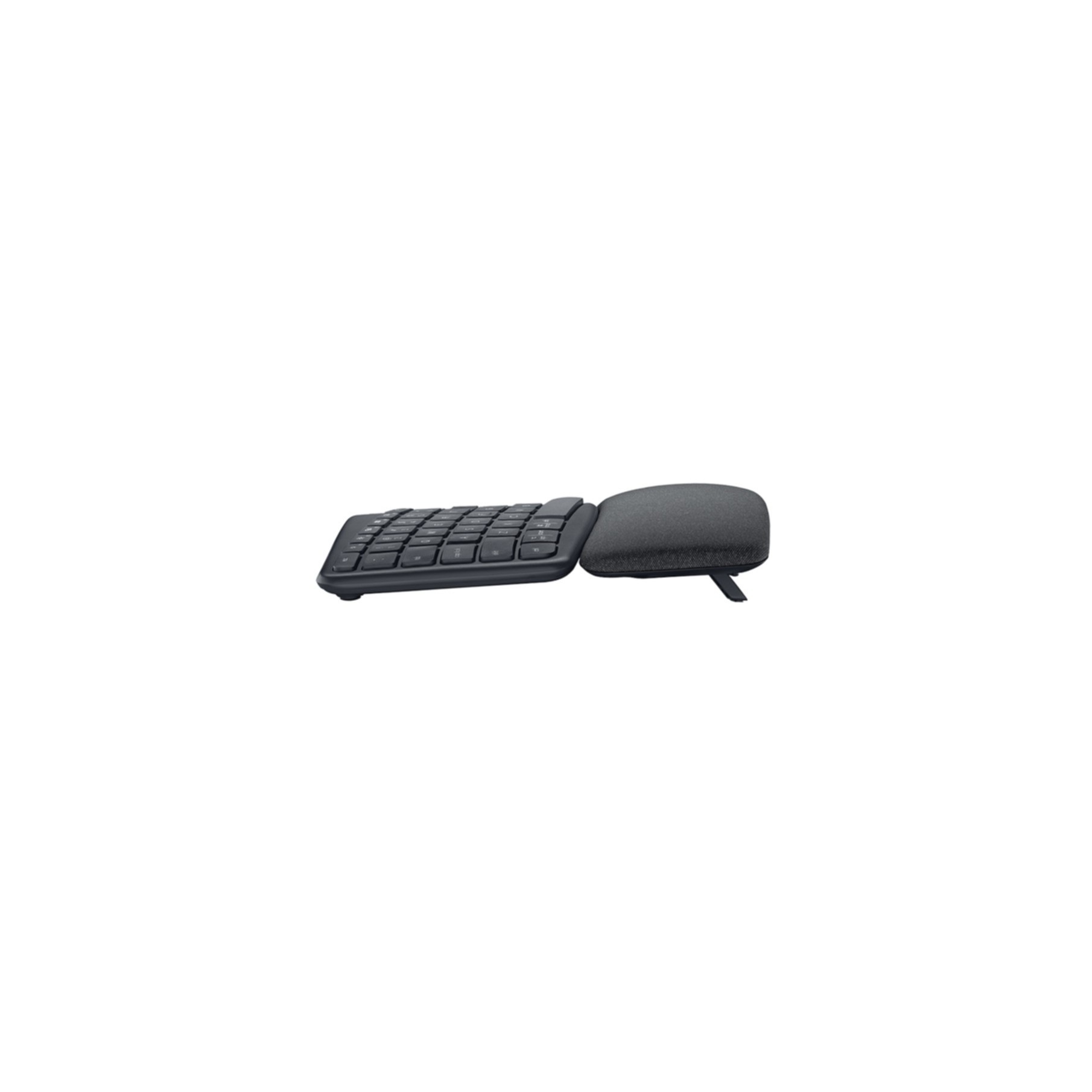 Logitech Tastatur »ERGO K860«, (Angenehmes Tippen-Anpassbare Höhe-Fn-Tasten-Handgelenkauflage-Lautstärkeregler-Multimedia-Tasten-USB-Anschluss-Ziffernblock-ergonomische Form)