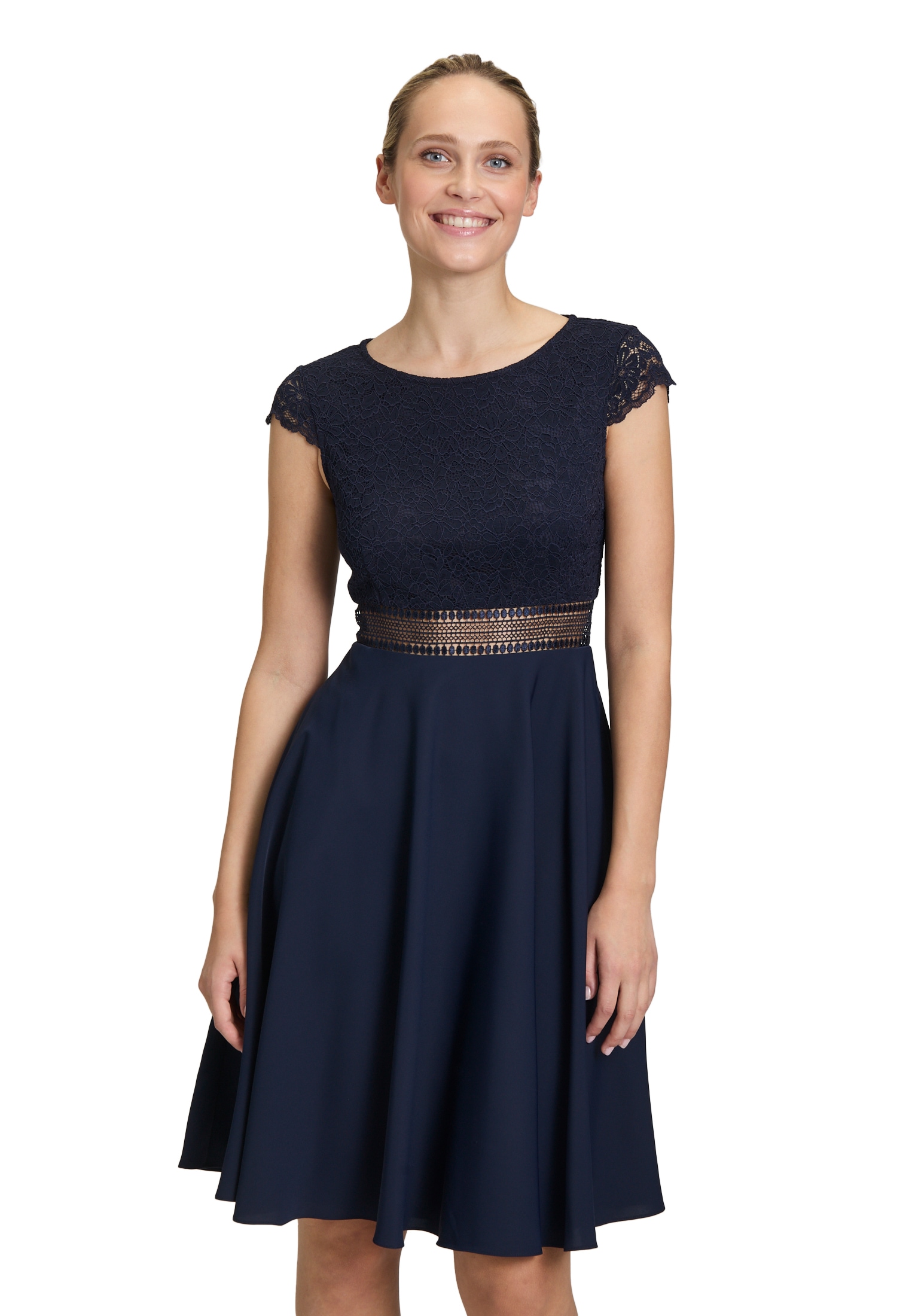 Vera Mont Abendkleid "Damen mit Spitze" Nahttasche Spitze günstig online kaufen