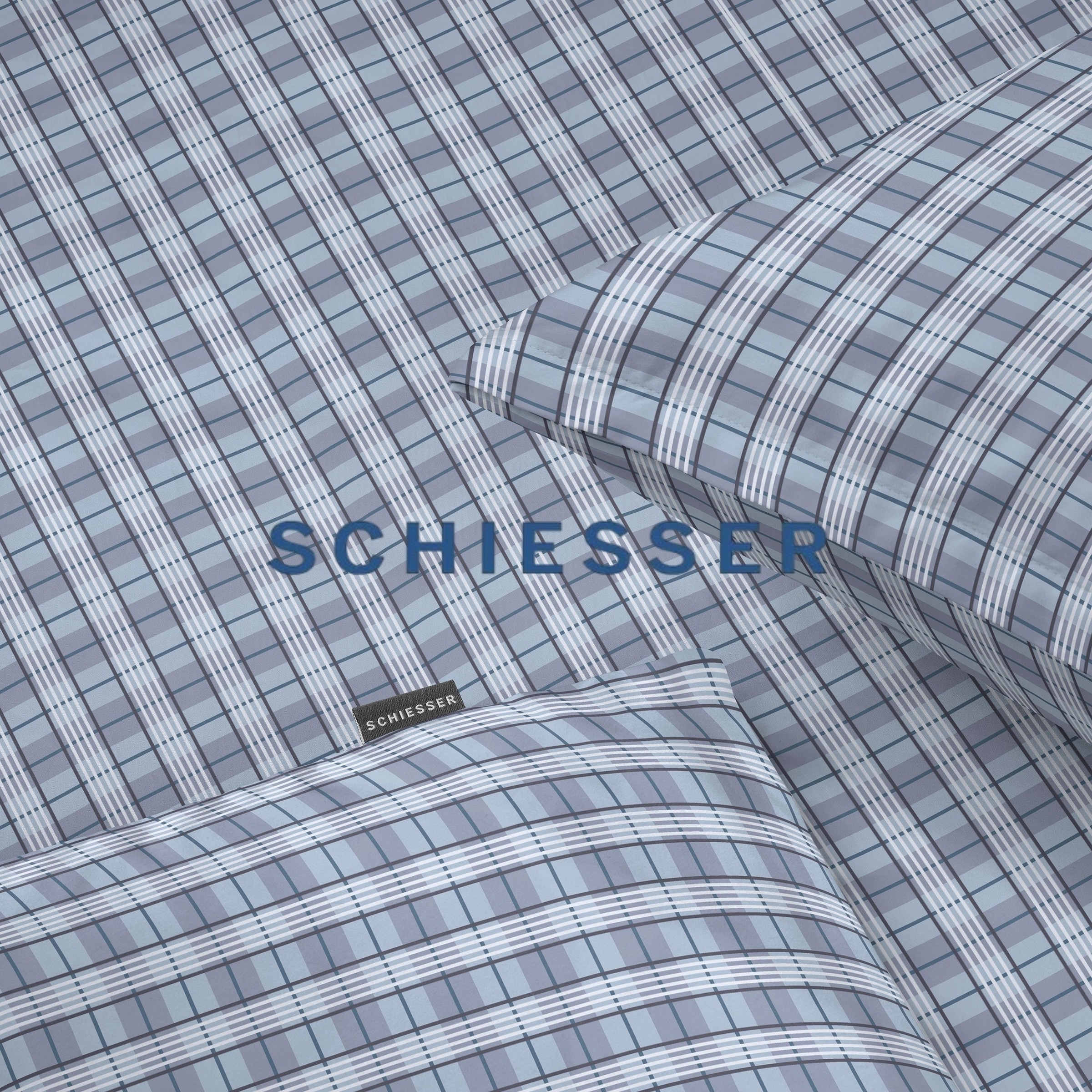 Schiesser Bettwäsche »Kate aus weicher Baumwolle mit zeitlosen Karos« 2 MADE IN GREEN by OEKO-TEX®
