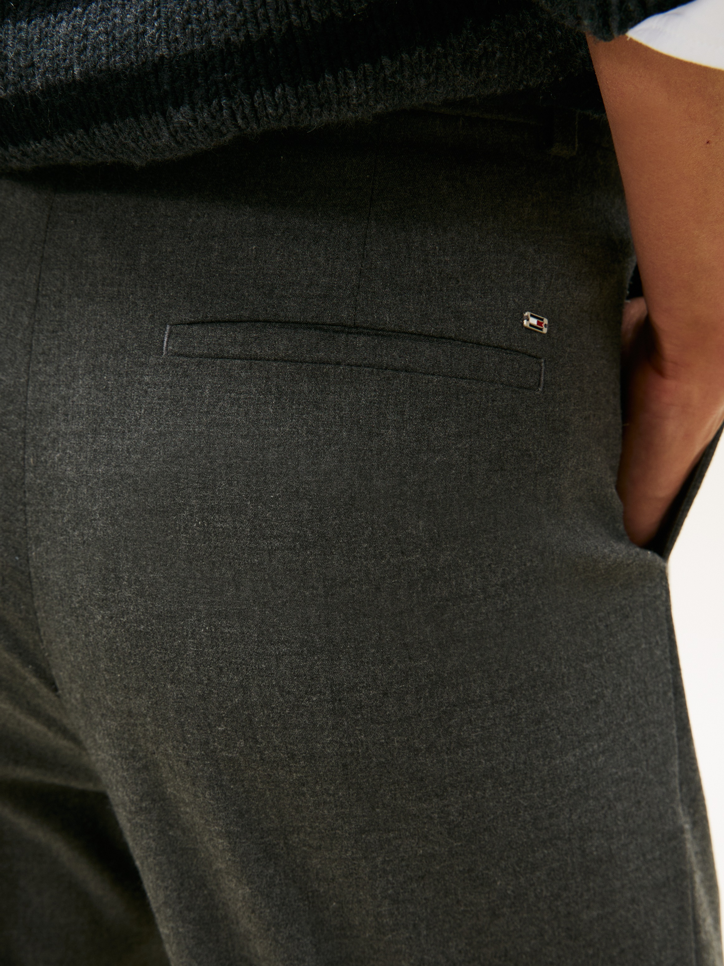 Tommy Hilfiger Anzughose "FLANNEL RELAXED STRAIGHT PANT" günstig online kaufen