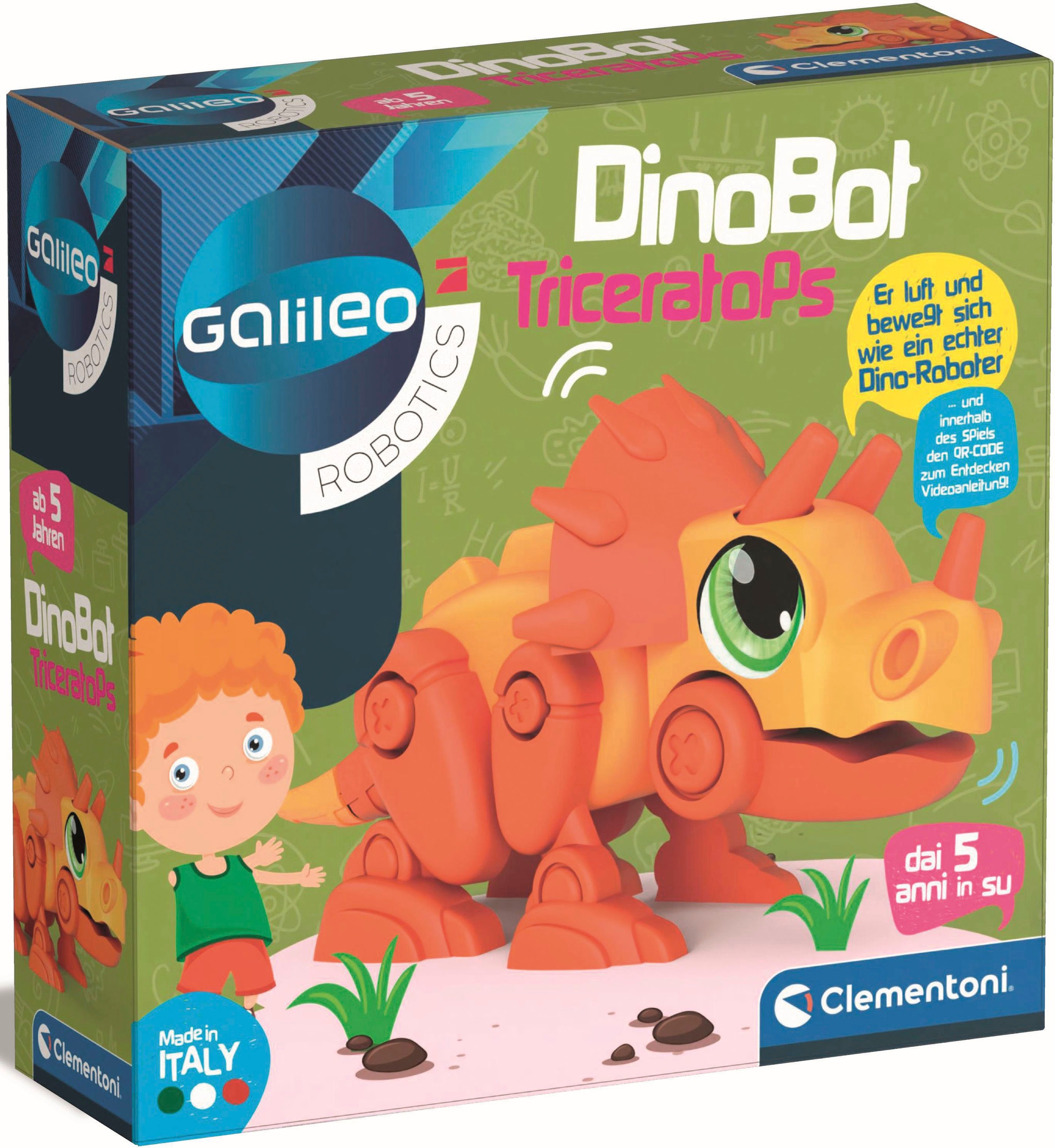 Roboter »Galileo, DinoBot Triceratops«, Made in Europe