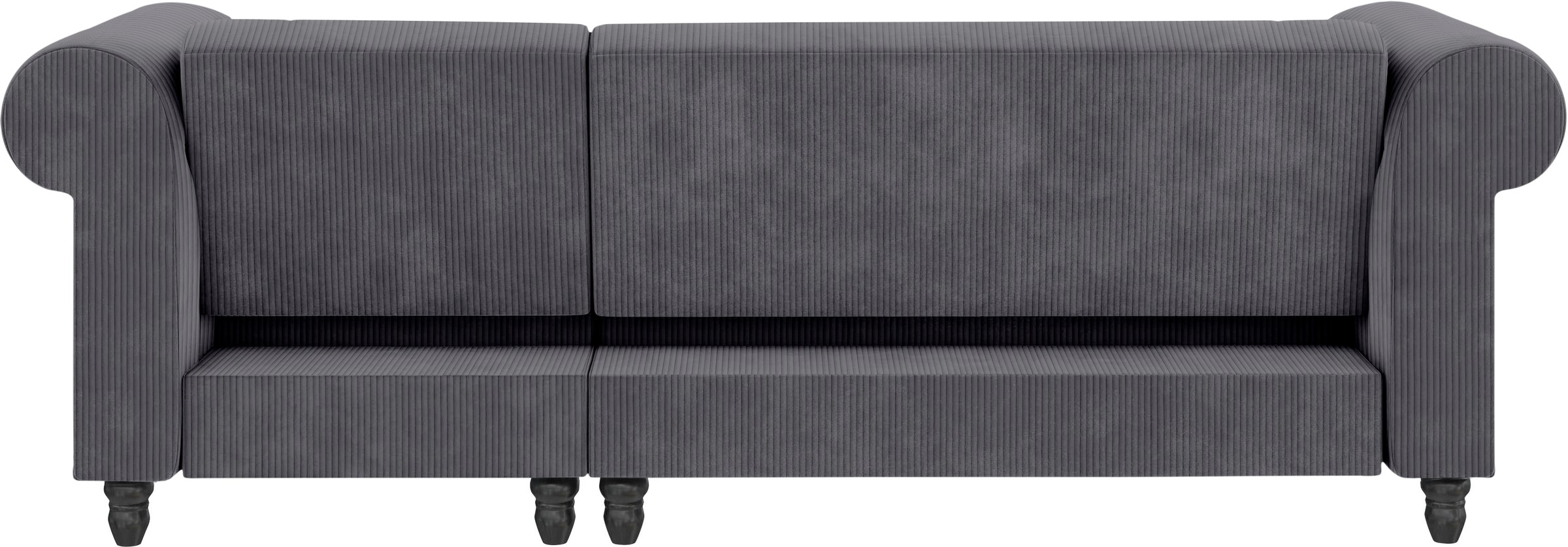 Dorel Home Ecksofa »Felix II, L-Form, Schlafsofa 241cm (Liegefl. 108/195 cm),«, verstellb. Rückenlehne, Recamiere wechselbar, Cord