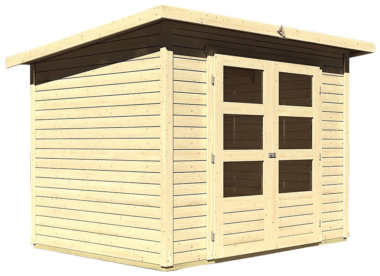 Karibu Gartenhaus »Stockach 3« naturbelassen, terragrau oder anthrazit