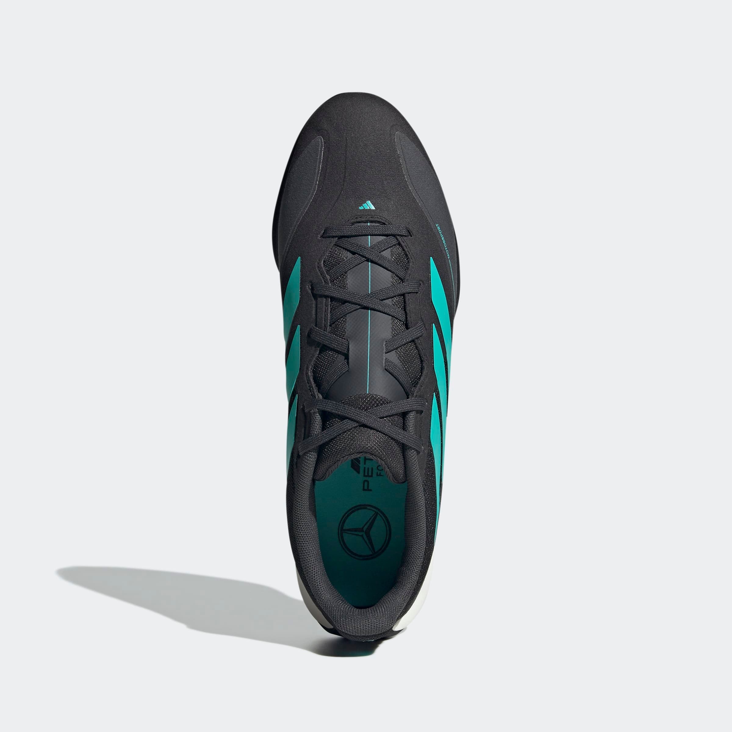 Sneaker ADIDAS PERFORMANCE "ADIDAS FEROZA BASE MERCEDES AMG PETRONAS F1 TEAM SCHUH", Damen, Gr. 44, schwarz (core schwarz, semi mint rush, iron metallic), Synthetik, Textil, Schuhe Sneaker 3