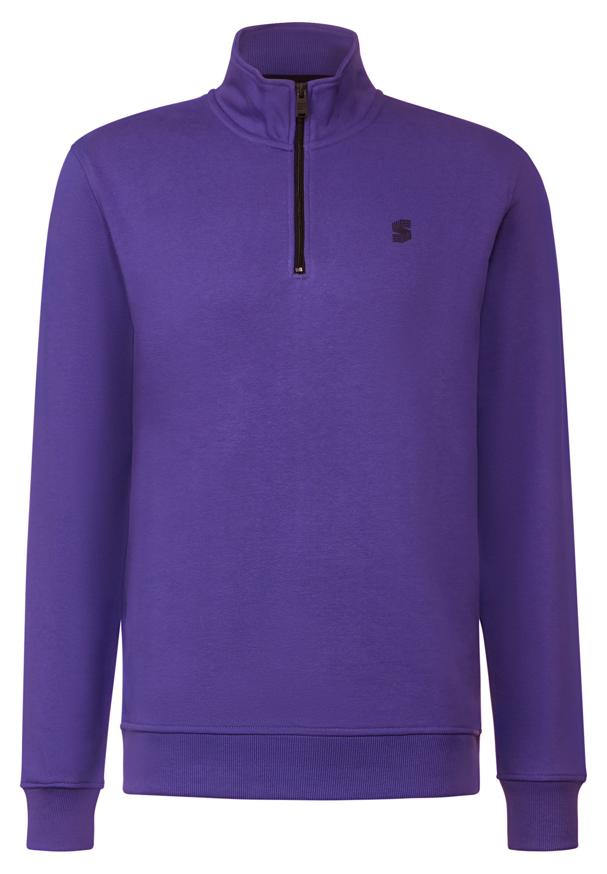 STREET ONE MEN Sweatshirt, mit Stehkragen