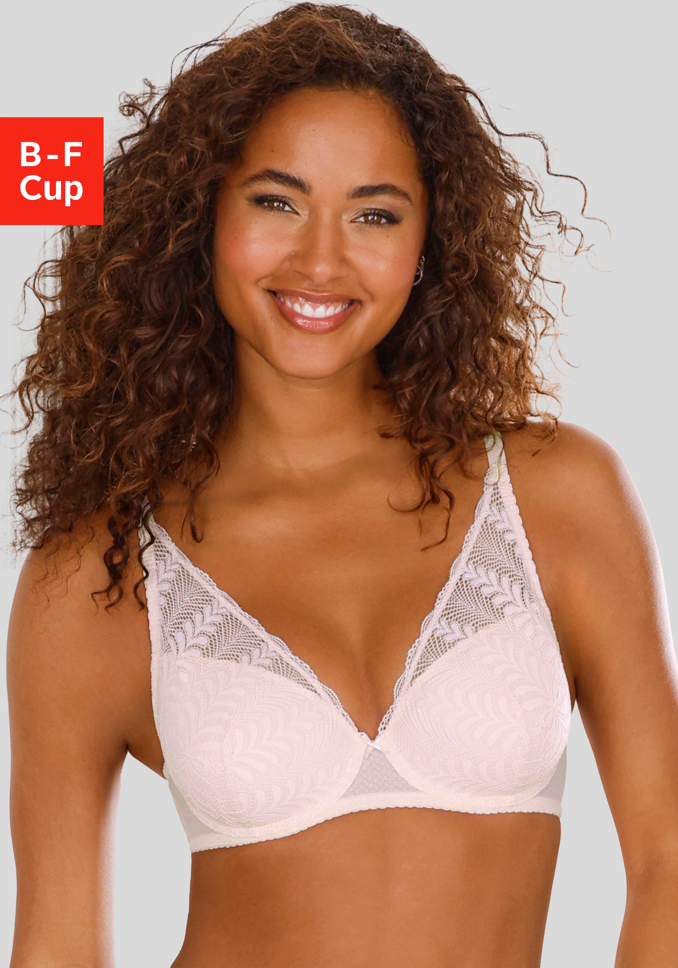 LASCANA "Amira" mit Spacer-Schalen und modischem High-Apex Schnitt, Dessous günstig online kaufen