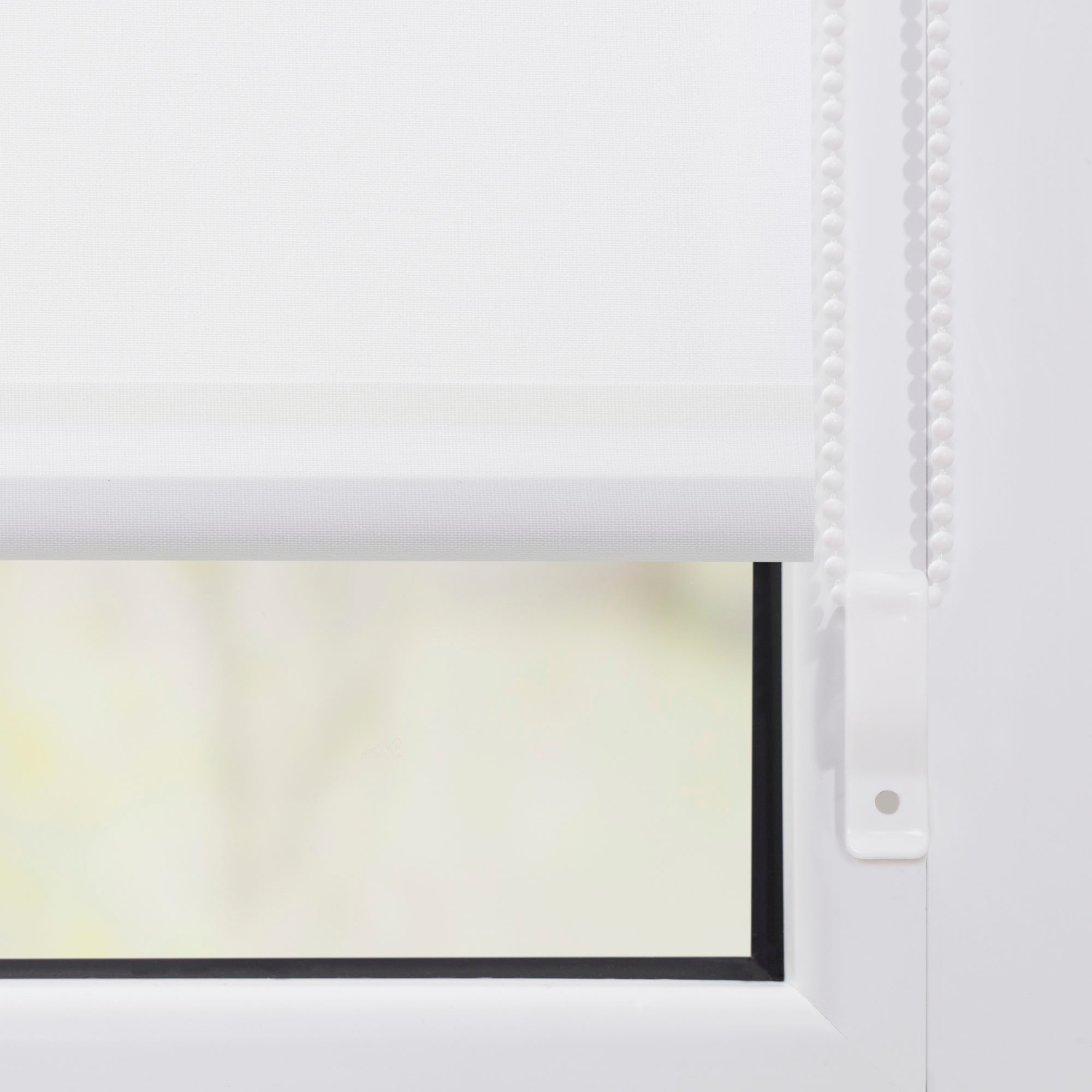 LICHTBLICK ORIGINAL Seitenzugrollo »Rollo Klemmfix, ohne Bohren, Verdunkelung, Strandkorb - Blau Beige«, verdunkelnd, Verdunkelung-energiesparend, freihängend