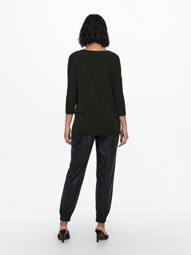 ONLY 3/4-Arm-Shirt »ONLGLAMOUR 3/4 TOP JRS NOOS«, in lässiger Oversize-Form