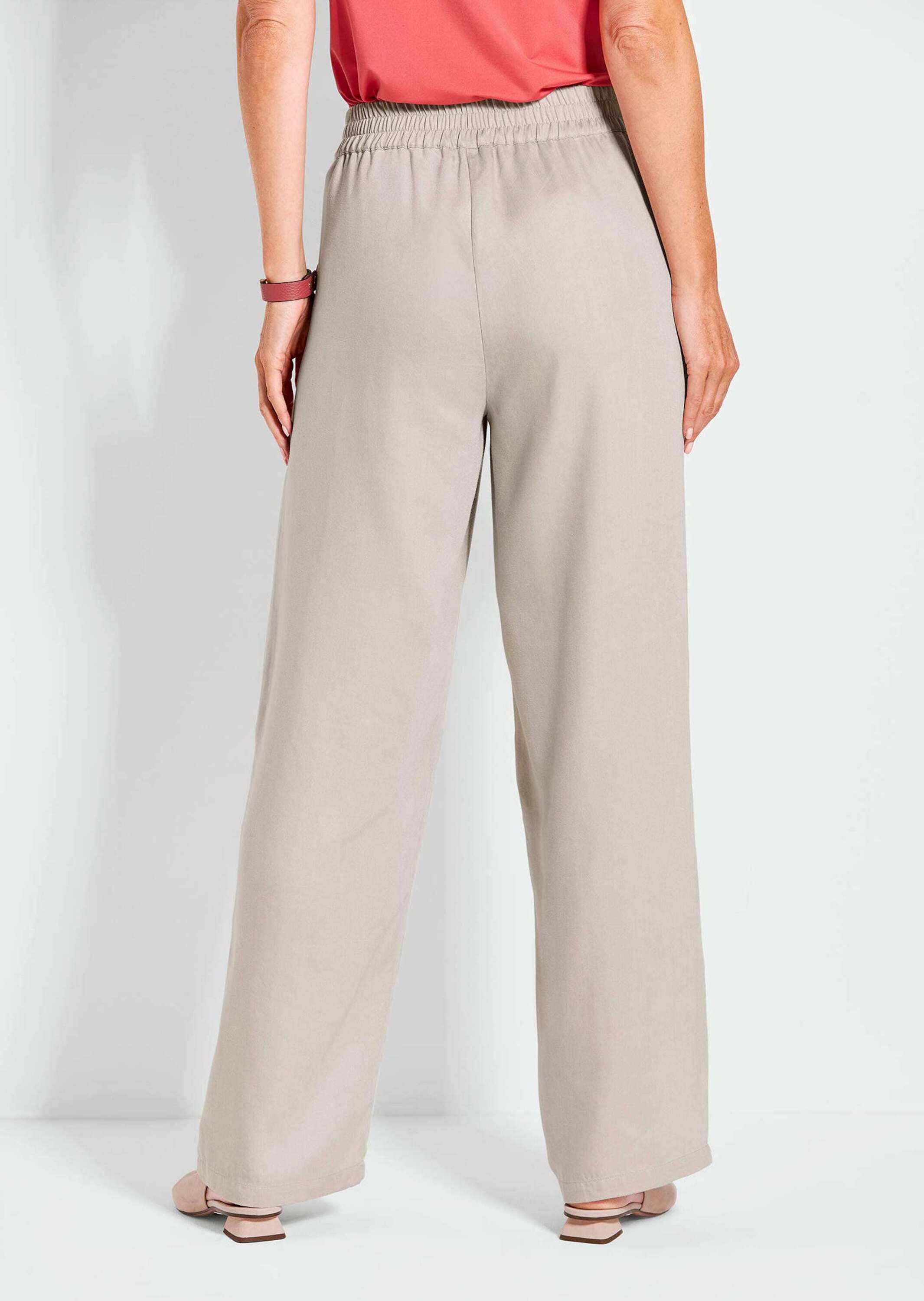 GOLDNER Schlupfhose »Kurzgröße Hose VERA mit weitem Bein«