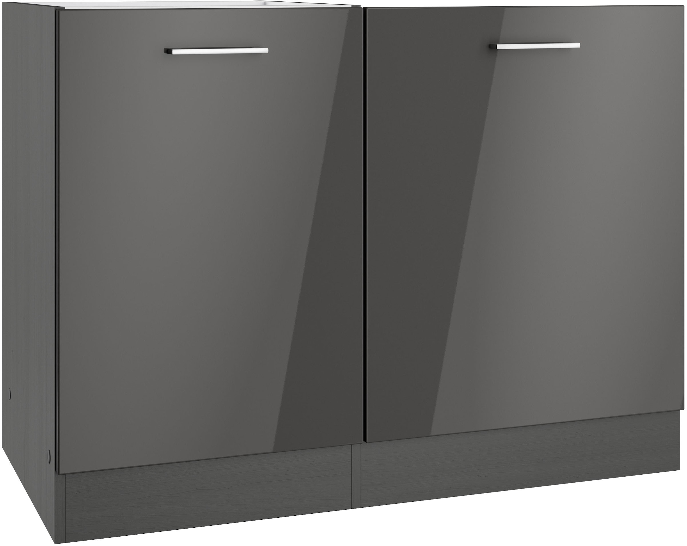 KOCHSTATION Spülenschrank "KS-Milan", Spülzentrum 110 cm, matte oder hochgl günstig online kaufen
