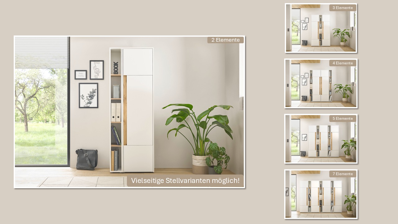 Thumbnail - INOSIGN Büromöbel-Set "CiTY/GiRON" Set, 5 Stk. tlg.