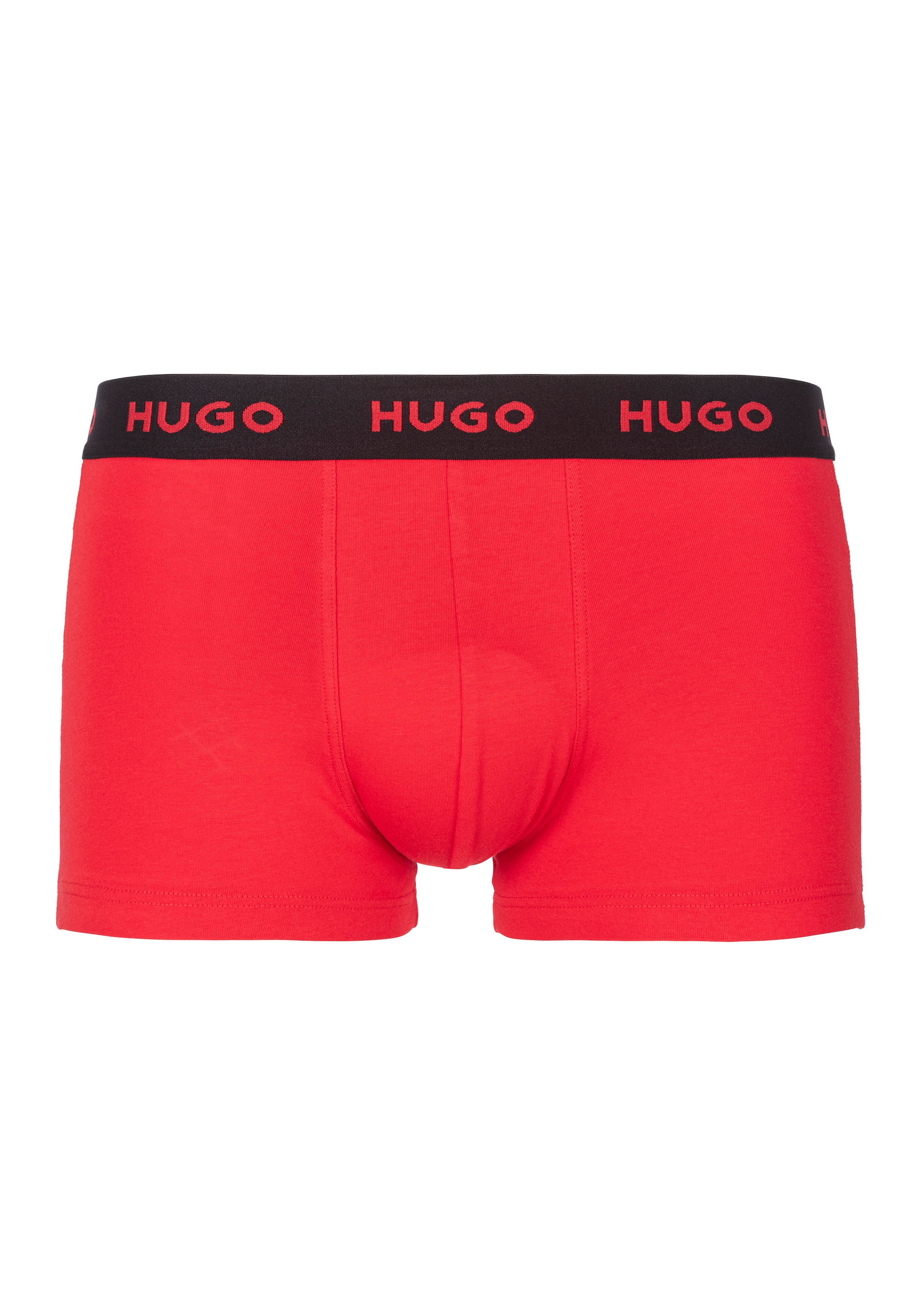 HUGO Underwear Trunk, (Packung, 3 St., 3er), mit Logobund