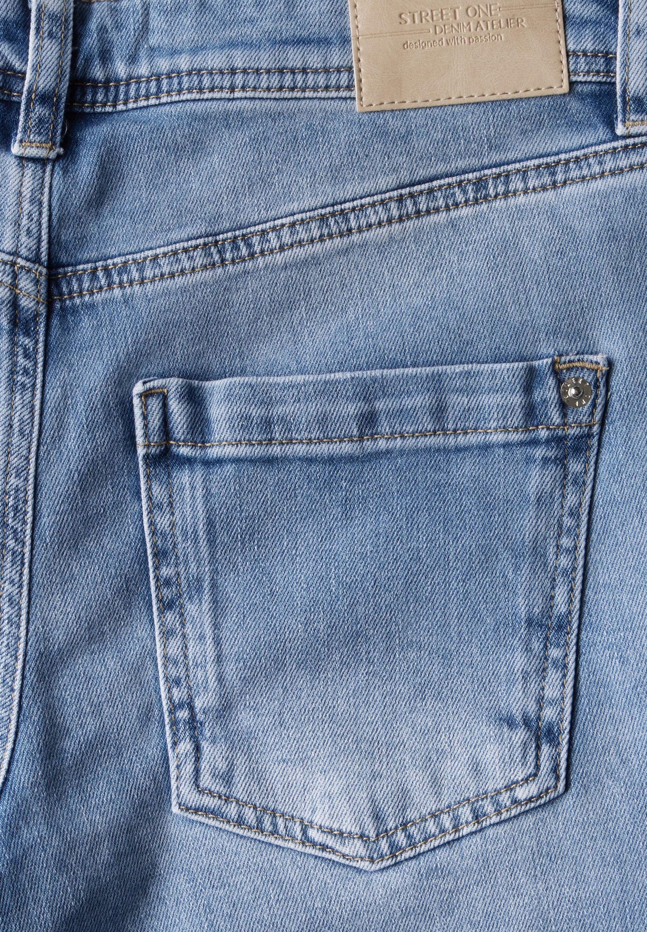 STREET ONE Loose-fit-Jeans, Middle Waist