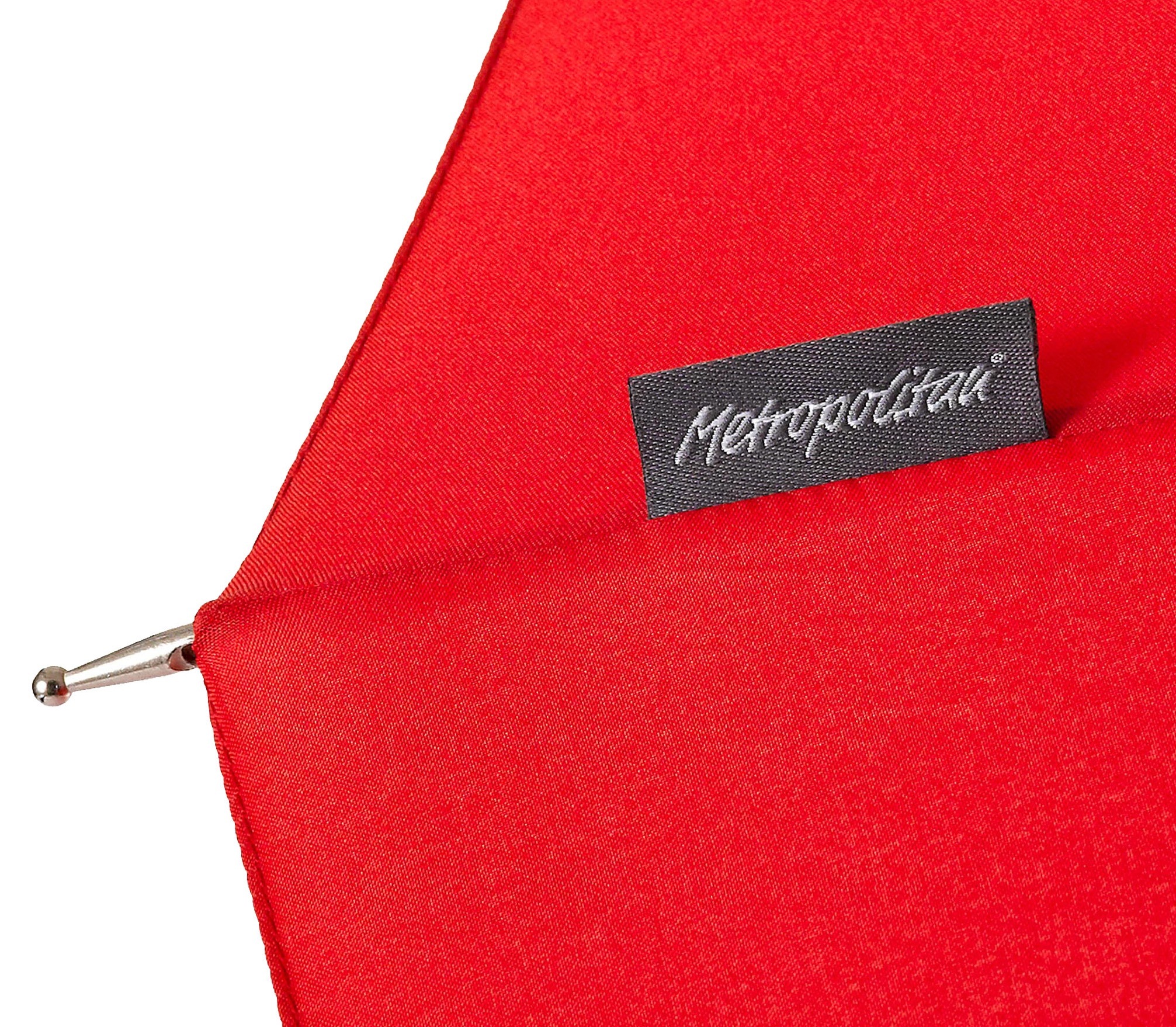 EuroSCHIRM® Stockregenschirm »Metropolitan®, rot«, mit 16 Segmenten und eleganter Dachwölbung