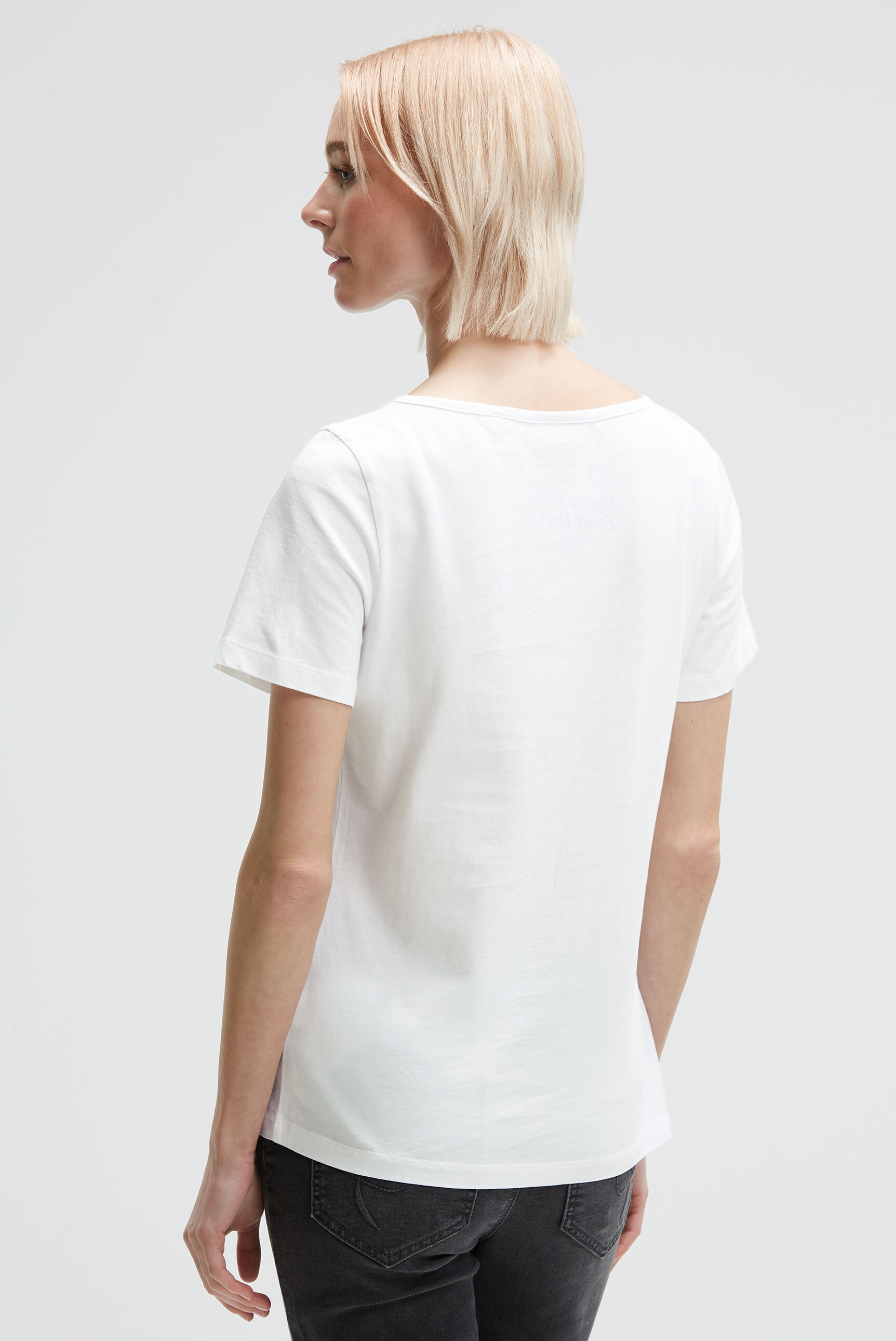 SOCCX Kurzarmshirt, aus Baumwolle