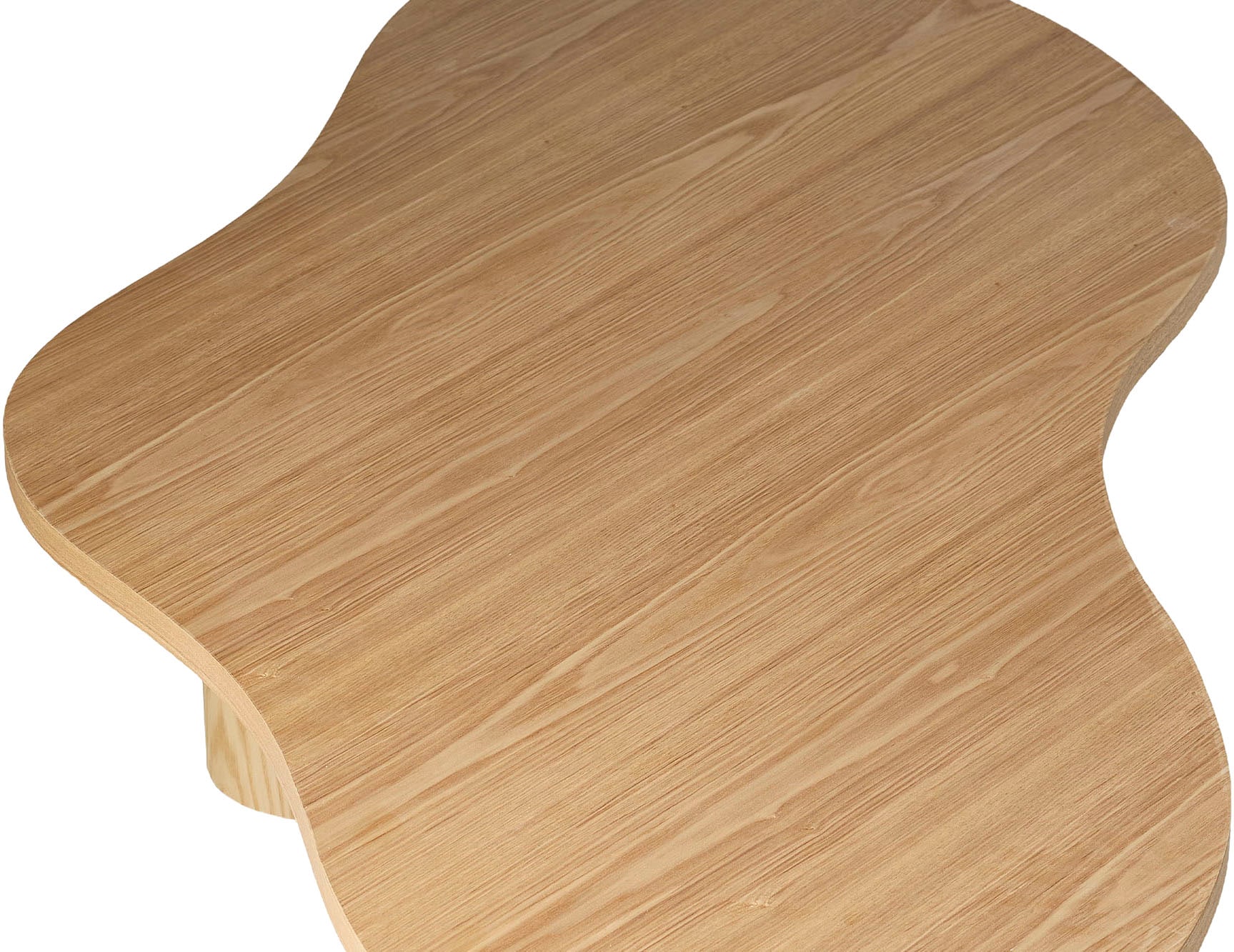 SalesFever Couchtisch »Couchtisch 160x85 cm« Markante organische Form mit skulpturalem Charakter