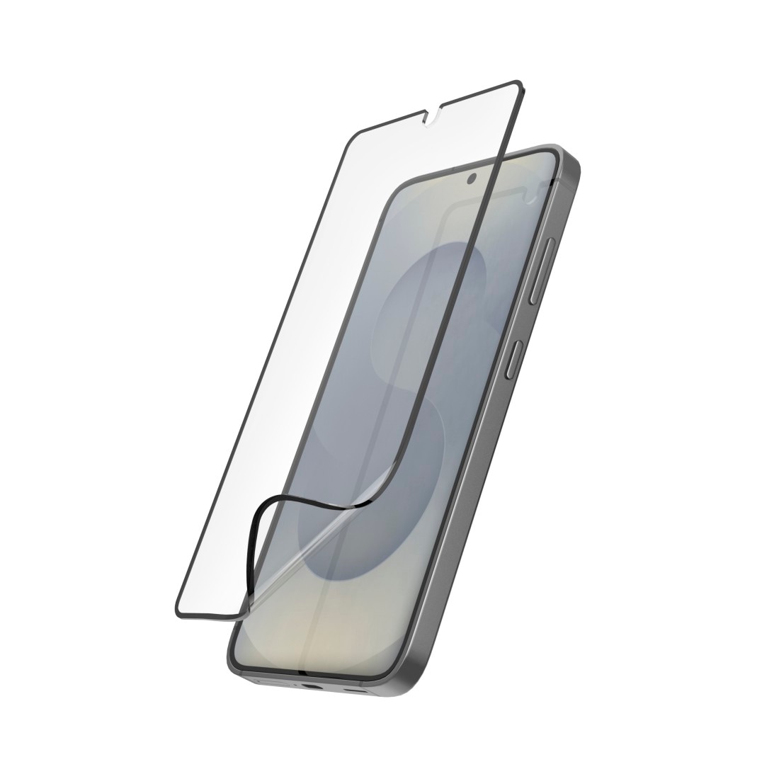 HAMA Displayschutzglas "Handy-Schutzglas für Samsung Galaxy S26, Montagehilfe"transparent, Displayfolien, D3O Schutzglas, 10H Härte, Fullscreen