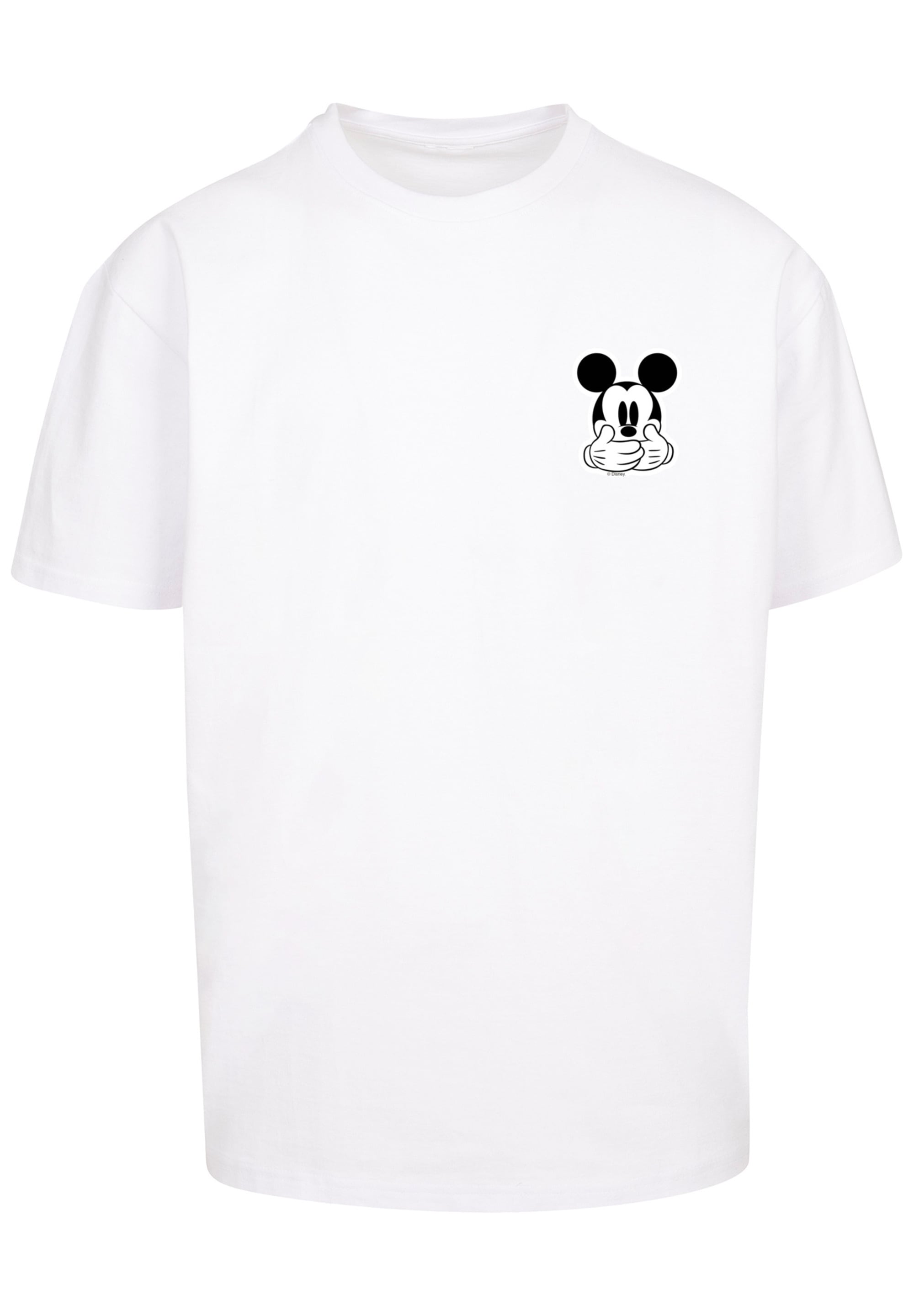 F4NT4STIC T-Shirt »Disney Micky Maus Don’t Speak Pocket«, Print
