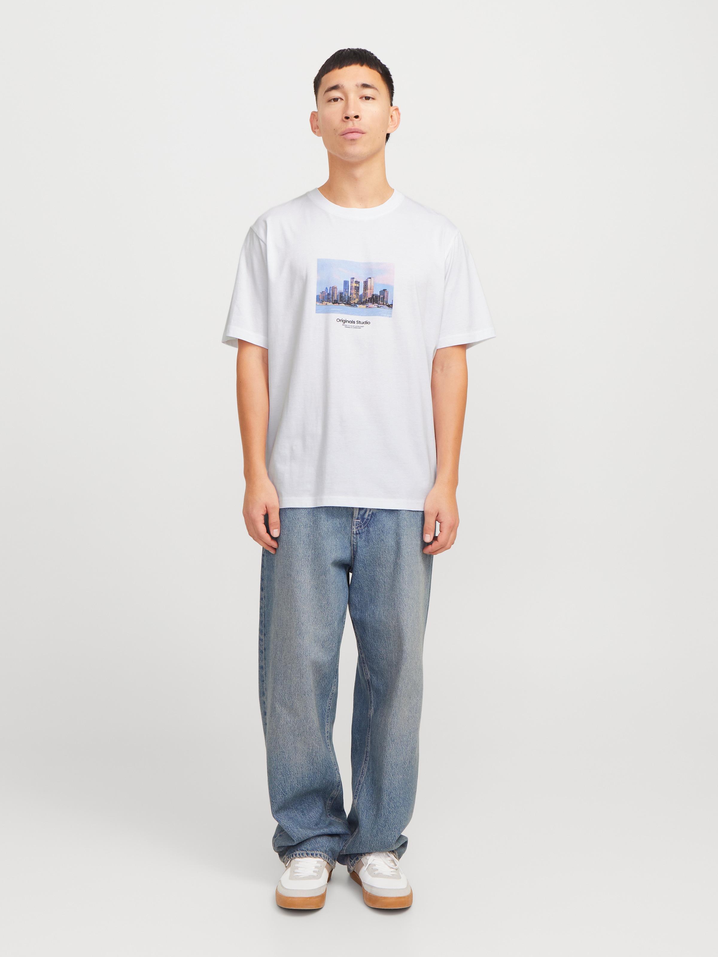 Jack & Jones Kurzarmshirt »JORVESTERBRO PICTURE TEE SS CREW NECK SN«