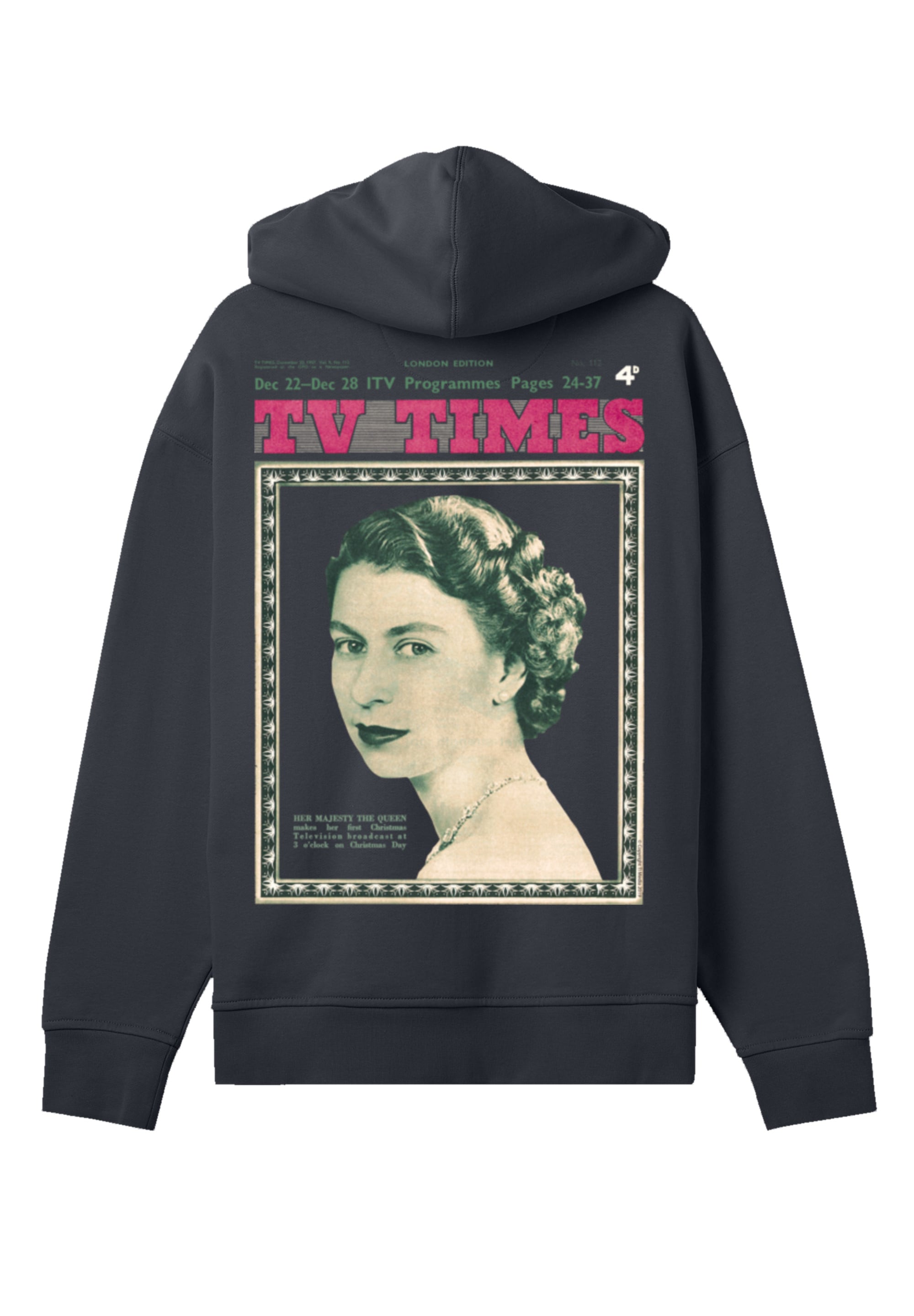 F4NT4STIC »TV Times Queen Elizabeth II 1957 Cover« Premium Qualität