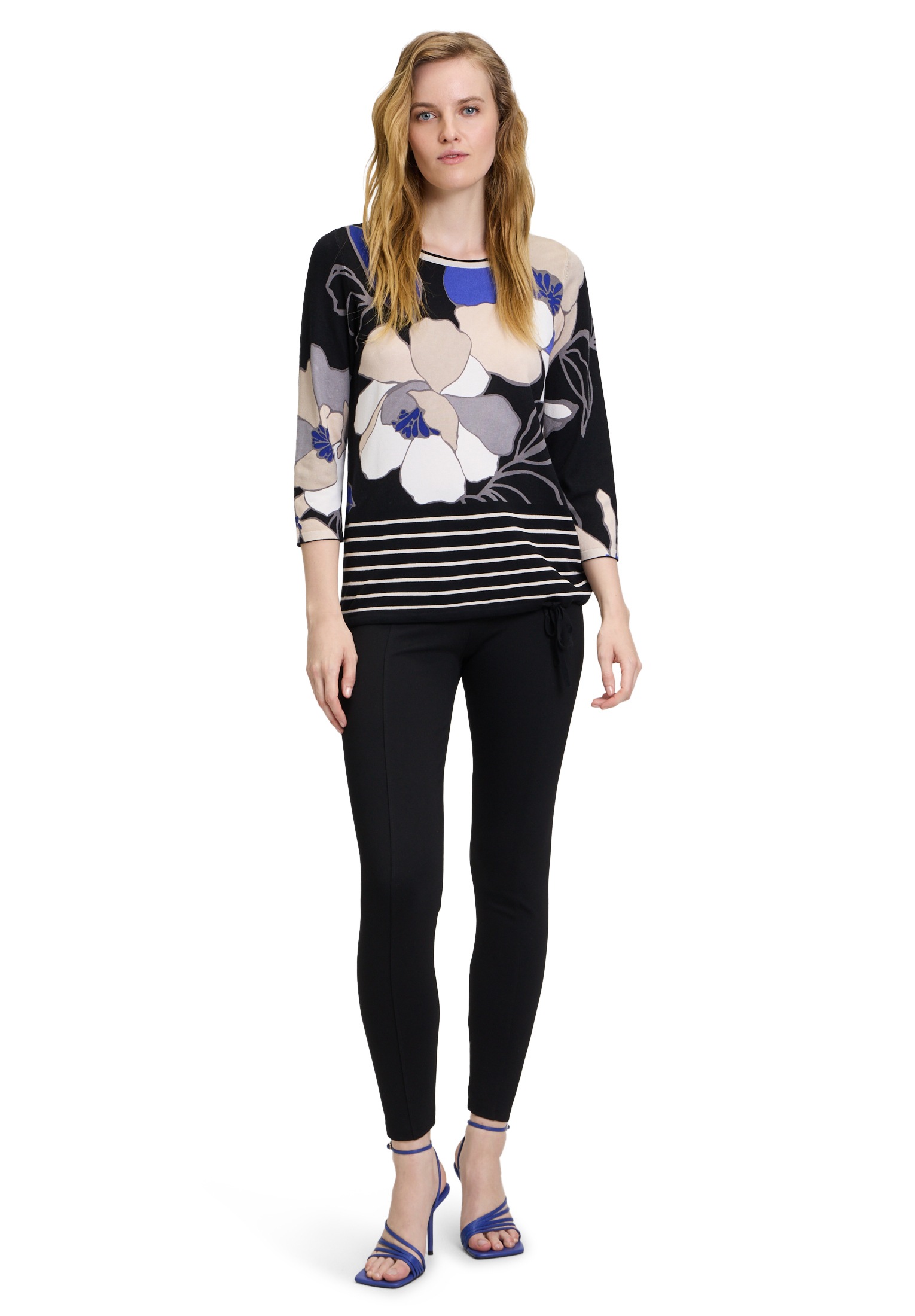 Betty Barclay Strickpullover »Betty Barclay Feinstrickpullover mit Blumenprint«, (1 tlg.), Druck