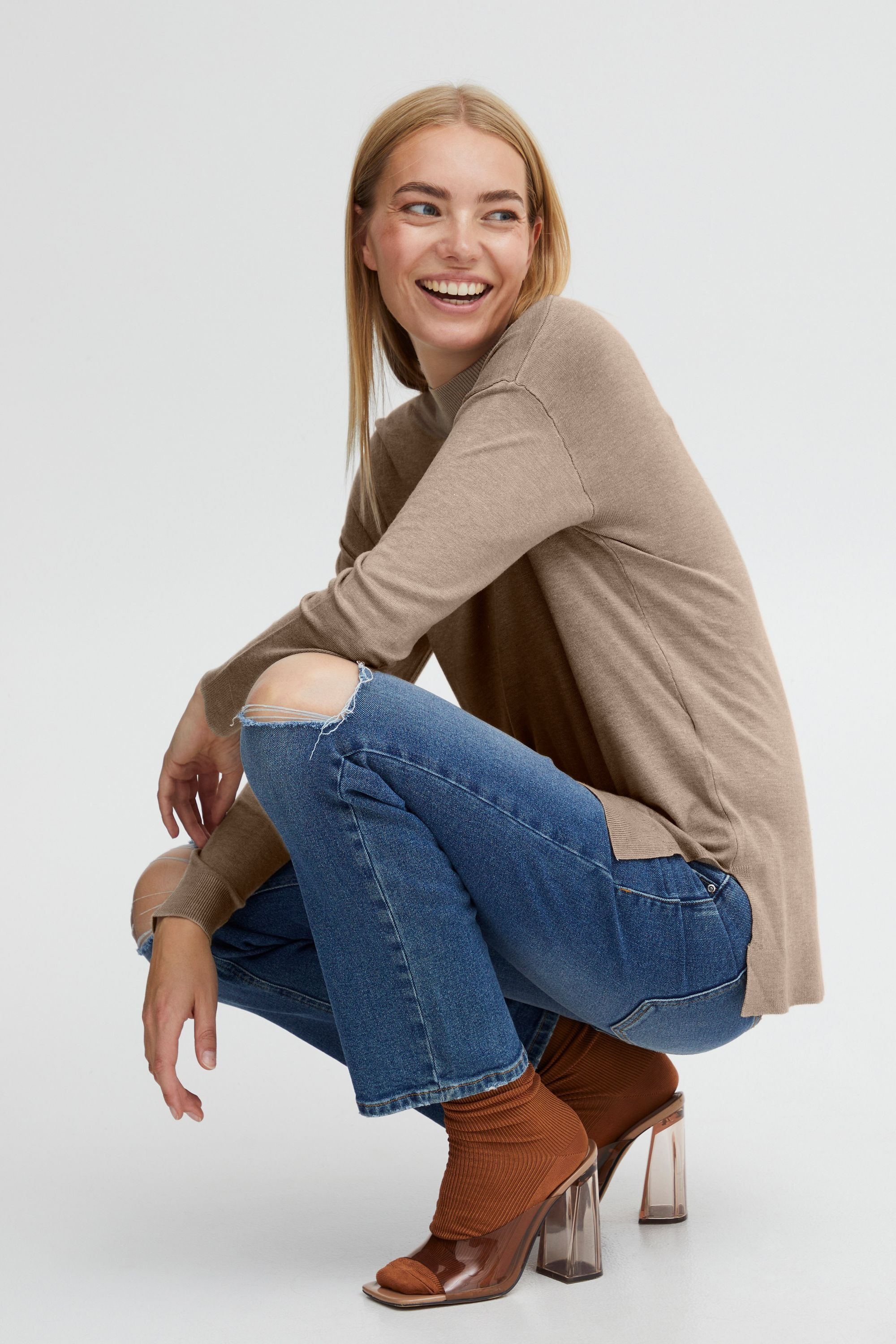 b.young Strickpullover »Strickpullover BYPimba«