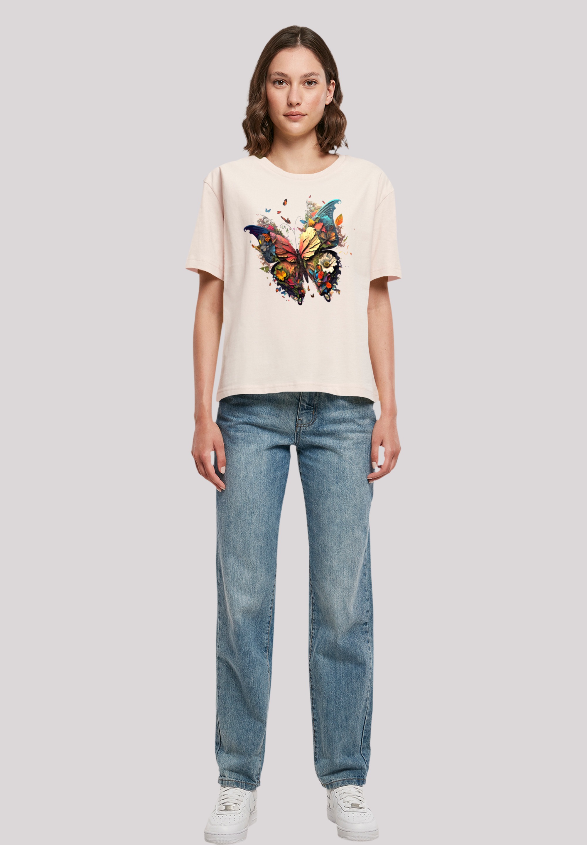 F4NT4STIC T-Shirt »Schmetterling Magic«, Print