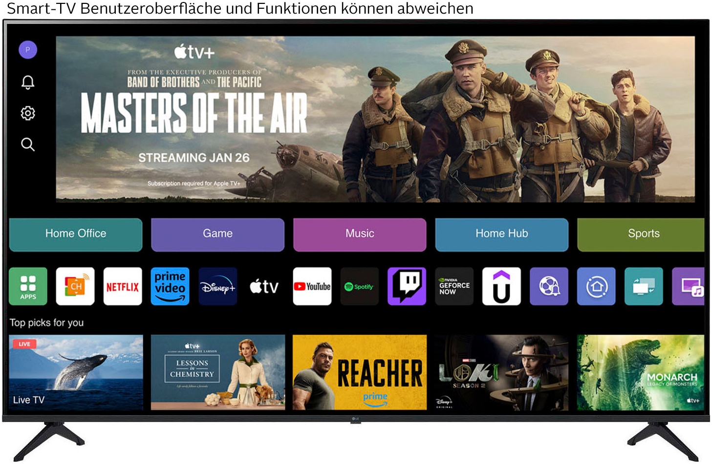 LG LED-Fernseher »86UA75006LA«, 4K Ultra HD, Smart-TV