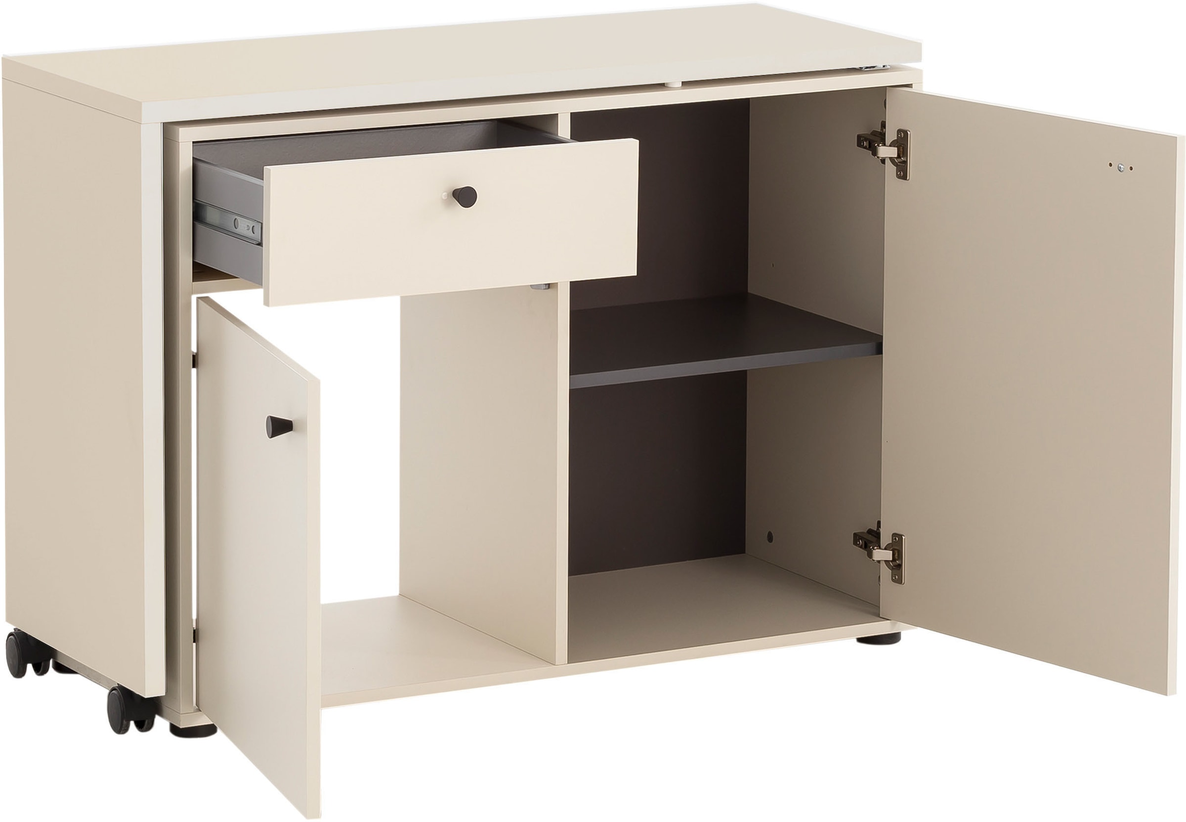 welltime Tresenkommode »Lovund, Breite 104 cm«, Mit drehbarer Tischplatte