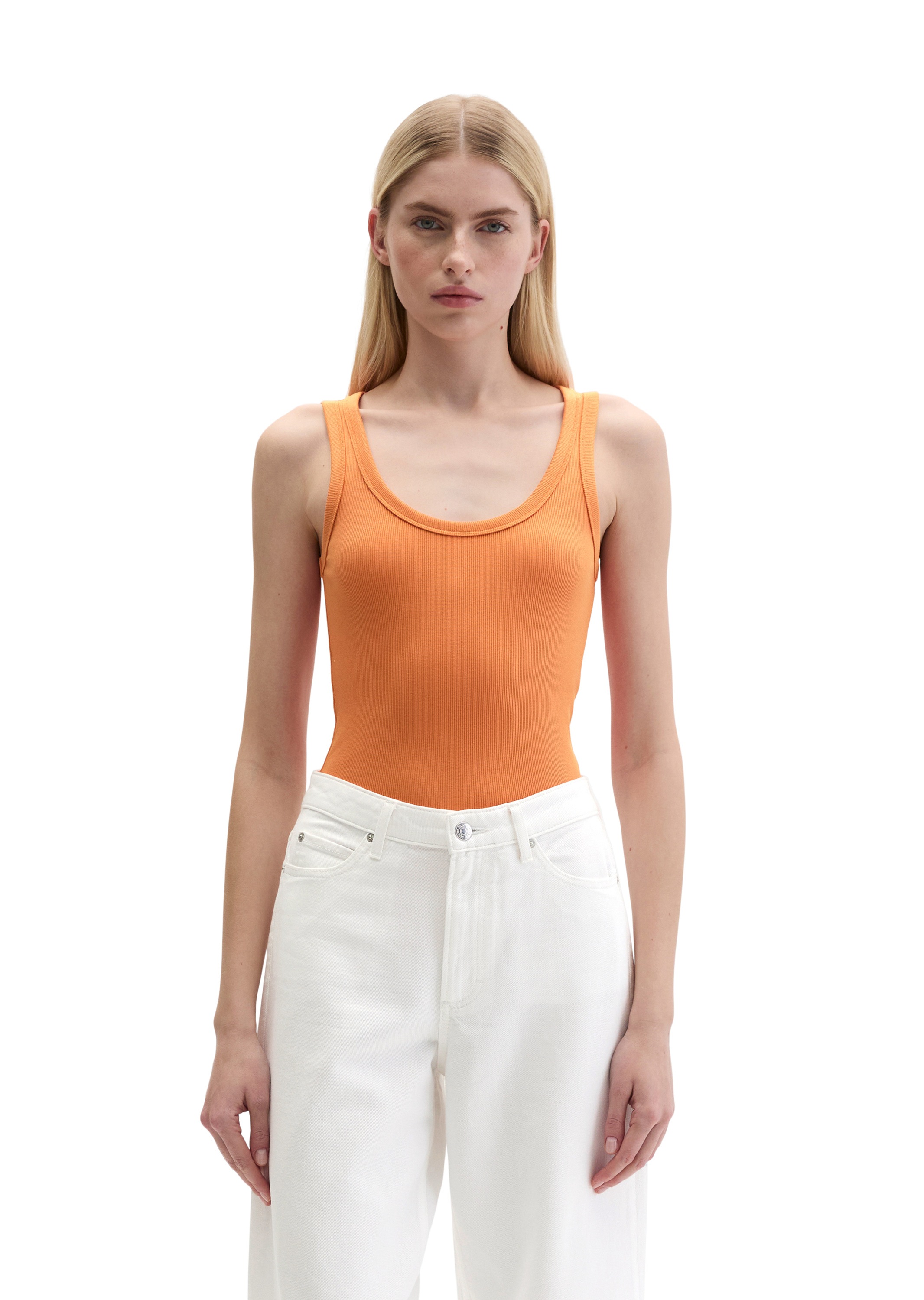 Marc OPolo T-Shirt "aus elastischem Rippjersey"