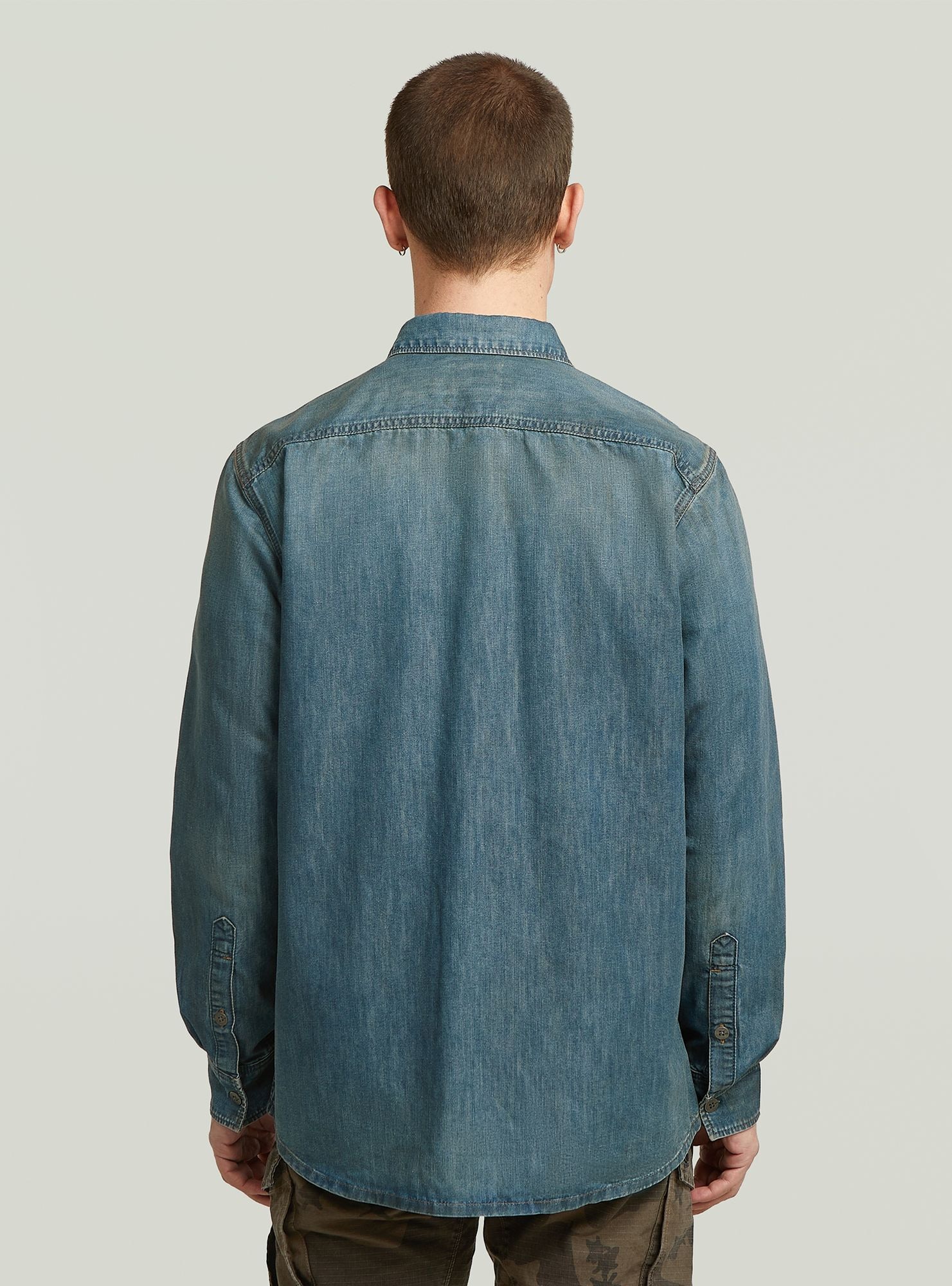 G-STAR Langarmshirt »Regular One-Pocket Shirt«