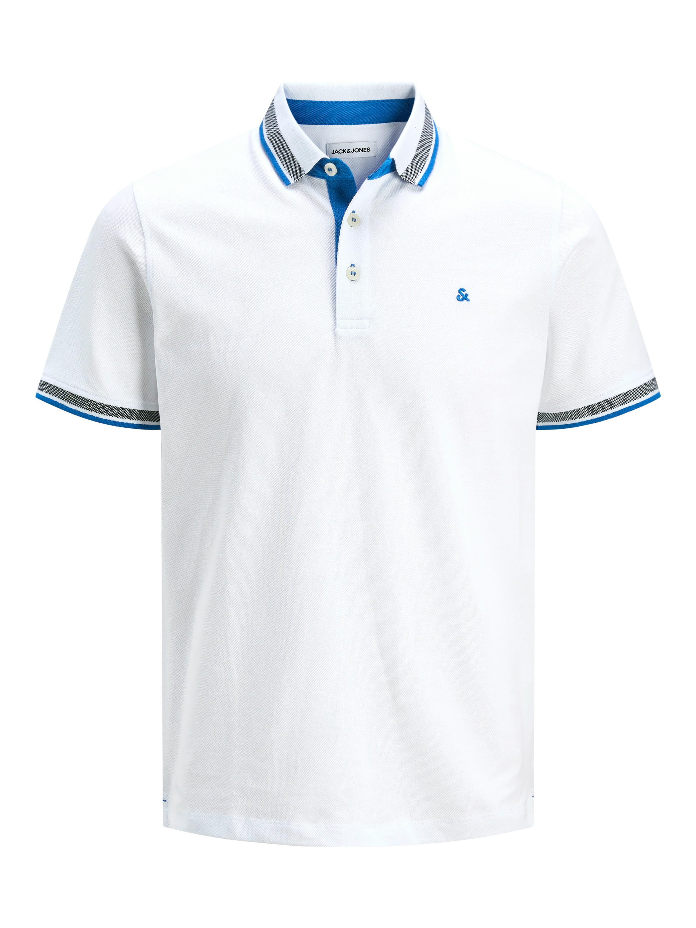 Jack & Jones Poloshirt »JJEPAULOS POLO SS NOOS«, mit Logo Stickerei