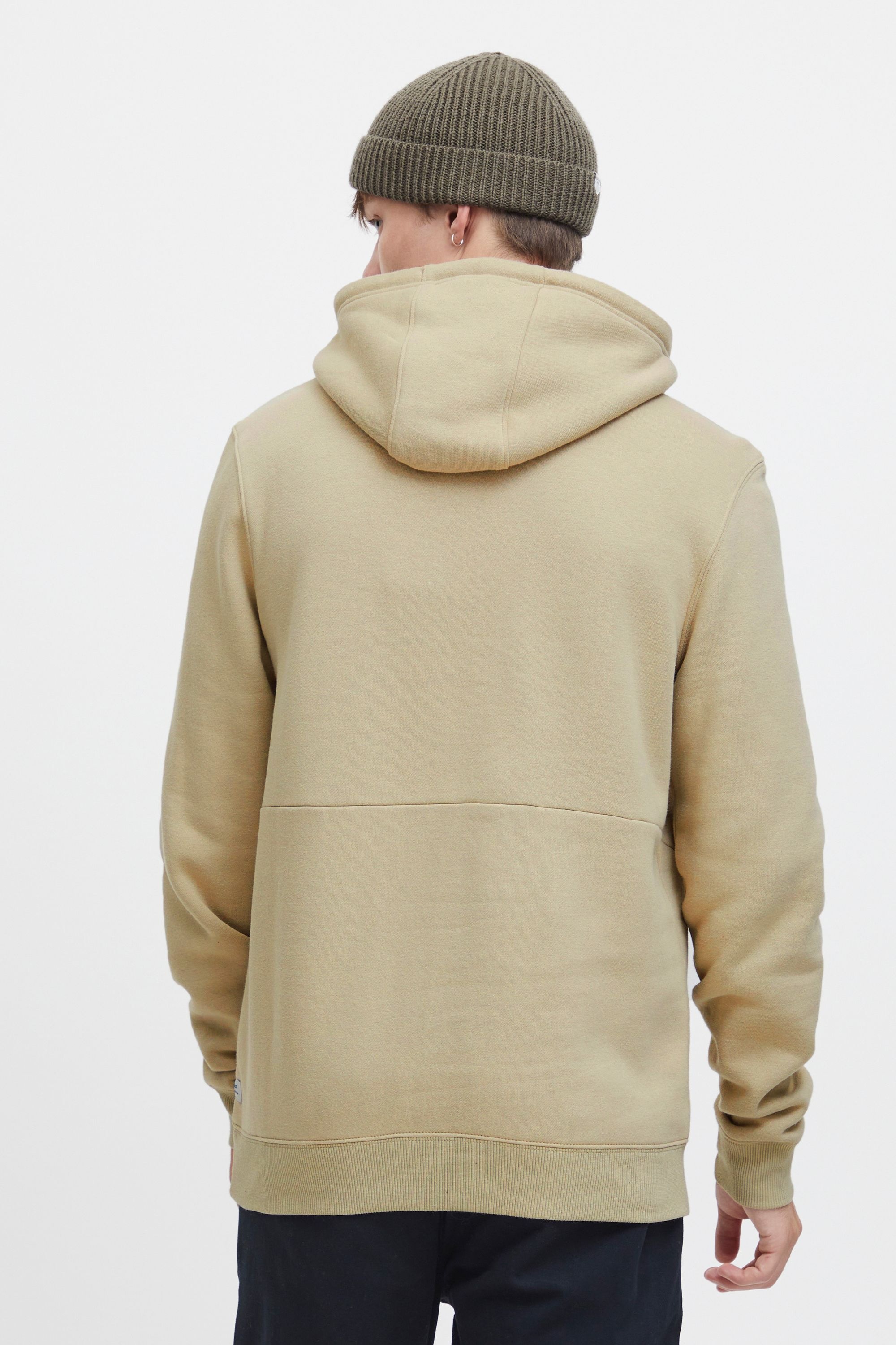 Kaschmirpullover BLEND "BHPaco", Herren, Gr. XL, crockery, Sweatware, 60% Baumwolle, 40% Polyester, meliert, regular fit hüftlang, ohne Ausschnitt, eingesetzt, Sweatshirts, Kapuzensweatshirt mit Kordelzug 6