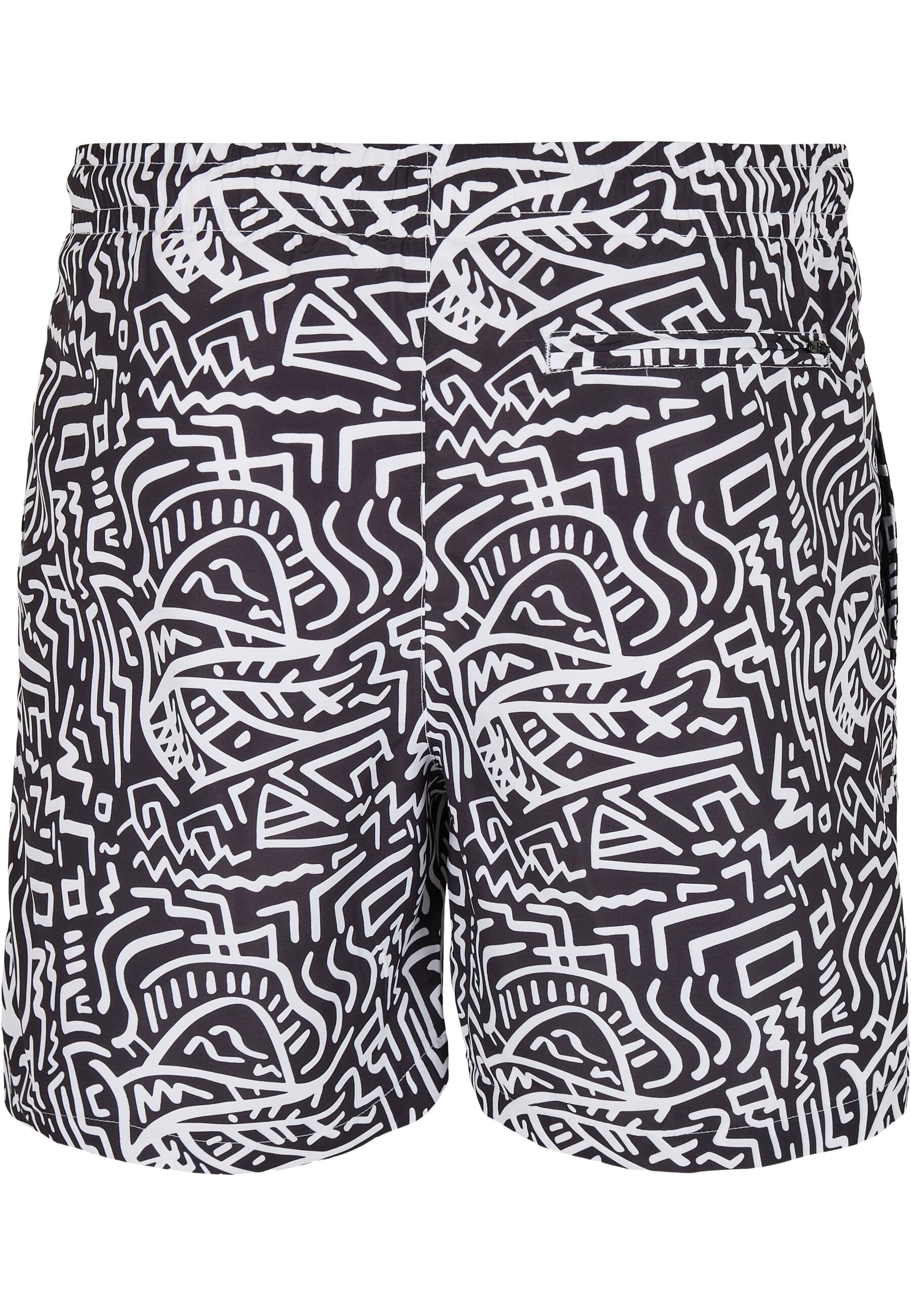 URBAN CLASSICS Badeshorts "Urban Classics Herren Pattern Swim Shorts" günstig online kaufen