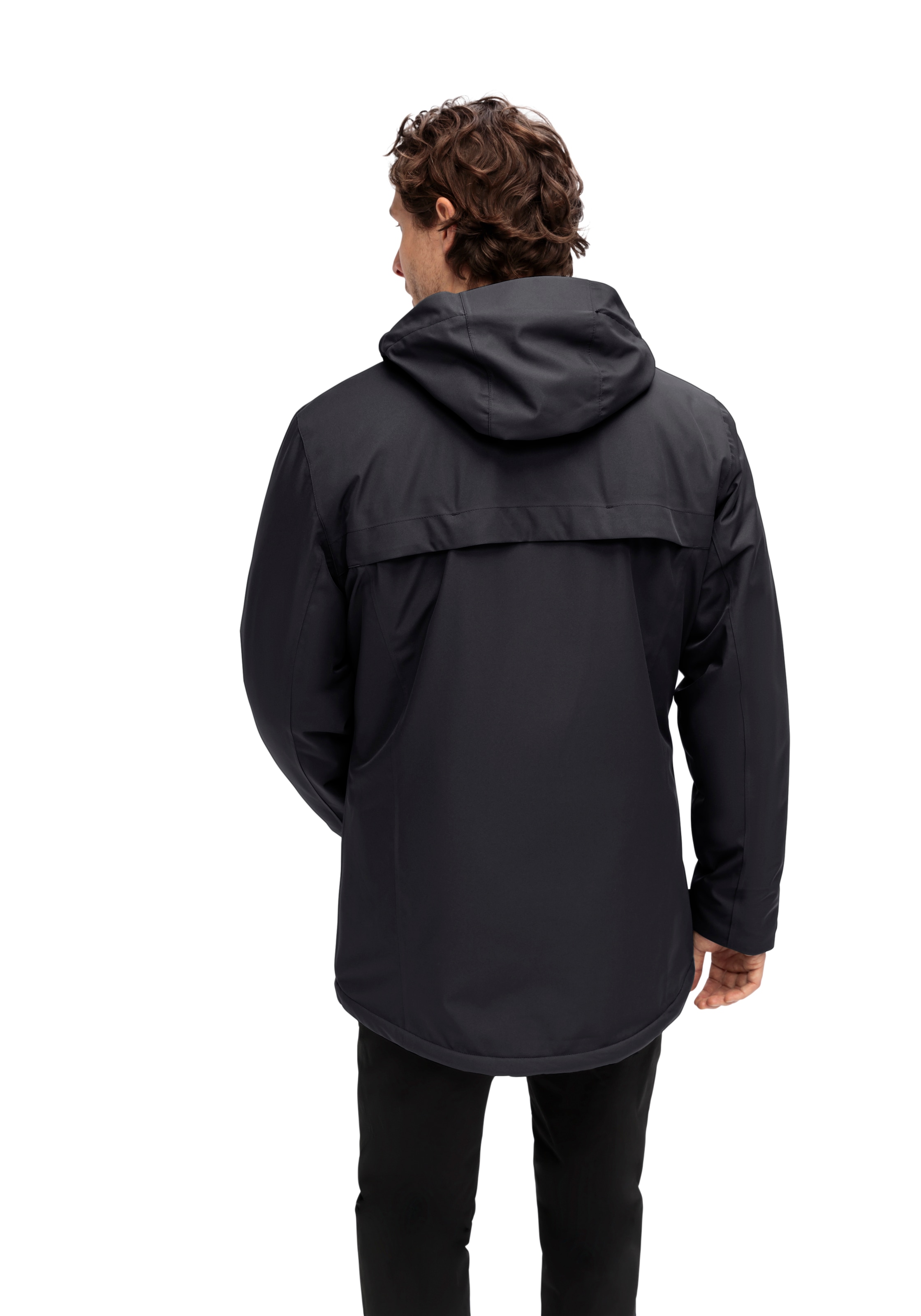 Maier Sports Winterjacke »Peyor long« warme Herren Regenjacke, wattierter Parka, wasserdicht + atmungsaktiv