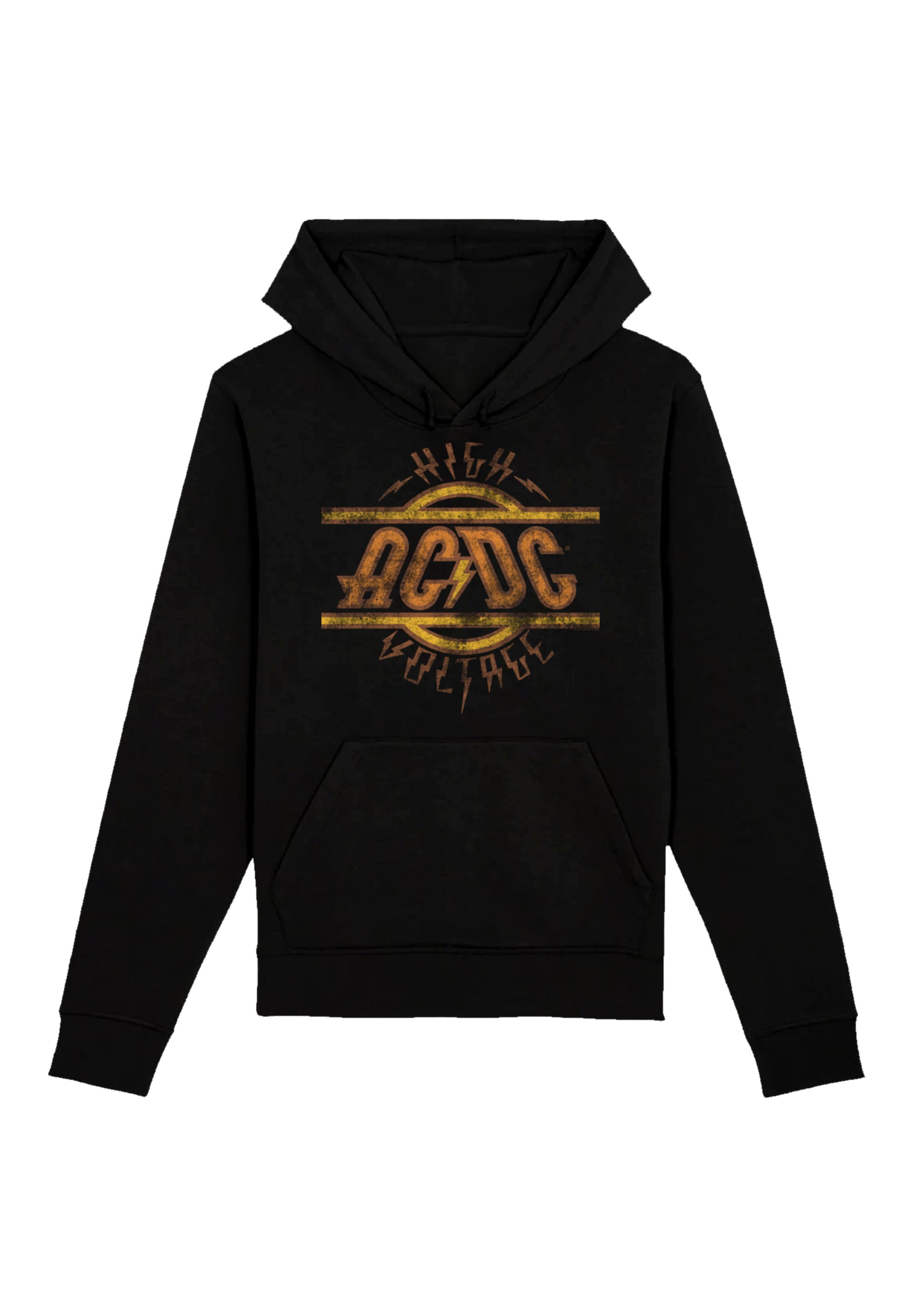 F4NT4STIC Kapuzenpullover »AC/DC Rock Musik Band High Voltage Logo Distressed«, Premium Qualität