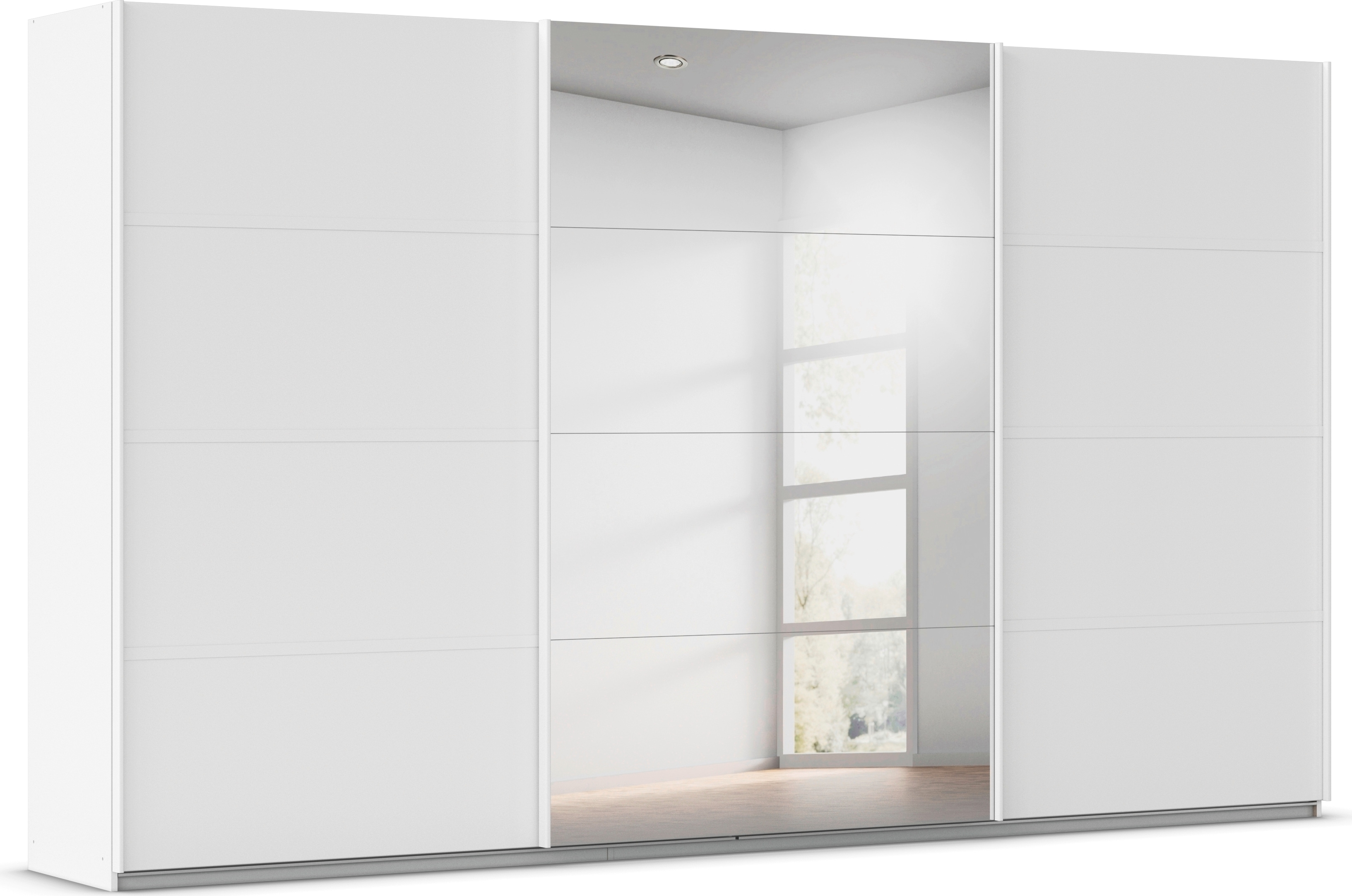 OTTO home Kleiderschrank "Mehrzweckschrank Aktenschrank Möbel Mietswohnung Schlafzimmer AVOLA" 3 verschiedene Ausstattungen BASIC/CLASSIC/PREMIUM (inkl. SOFT-CLOSE), mit eleganten Zierleisten in Chrom, Schwarz oder Weiß MADE IN GERMANY