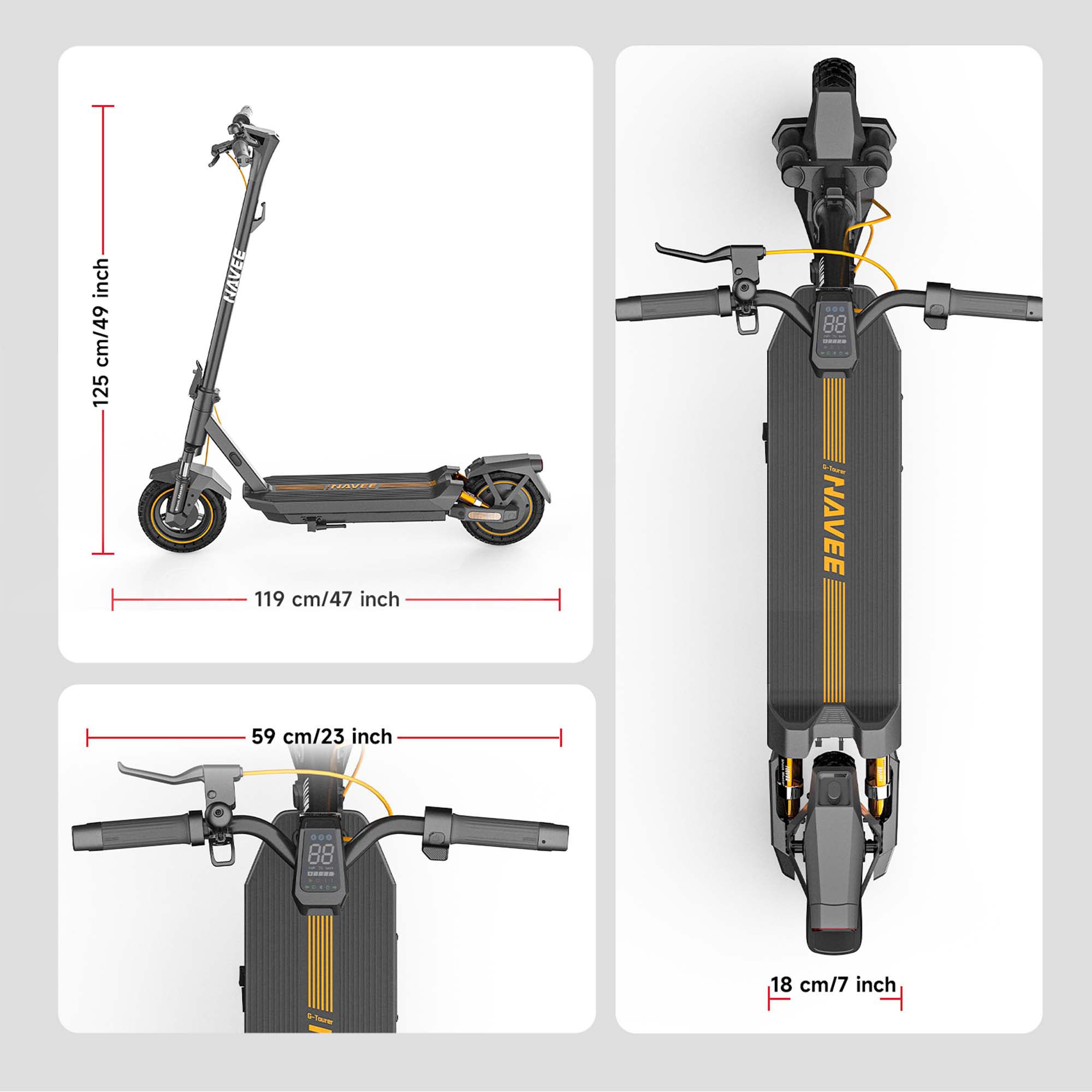 NAVEE E-Scooter »GT3 Pro Electric Scooter (DE Version)«