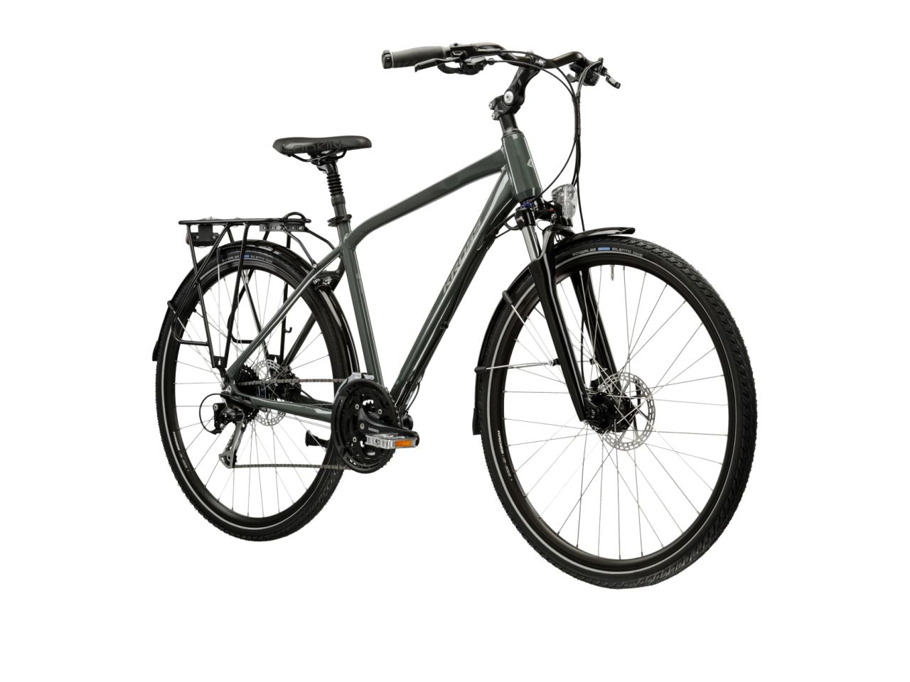 Kross Crossrad »Trans 8.0 grau 27 Gänge« 27 Gang Shimano ALIVIO T4000 Schaltwerk Kettenschaltung